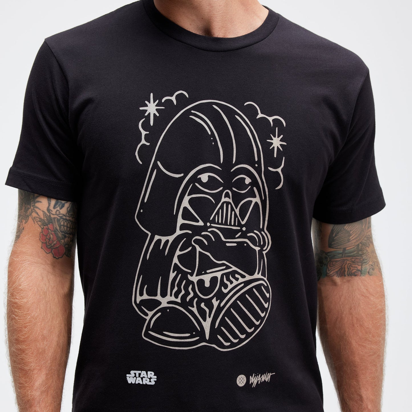 Stance Dj Darth T-Shirt Black |model