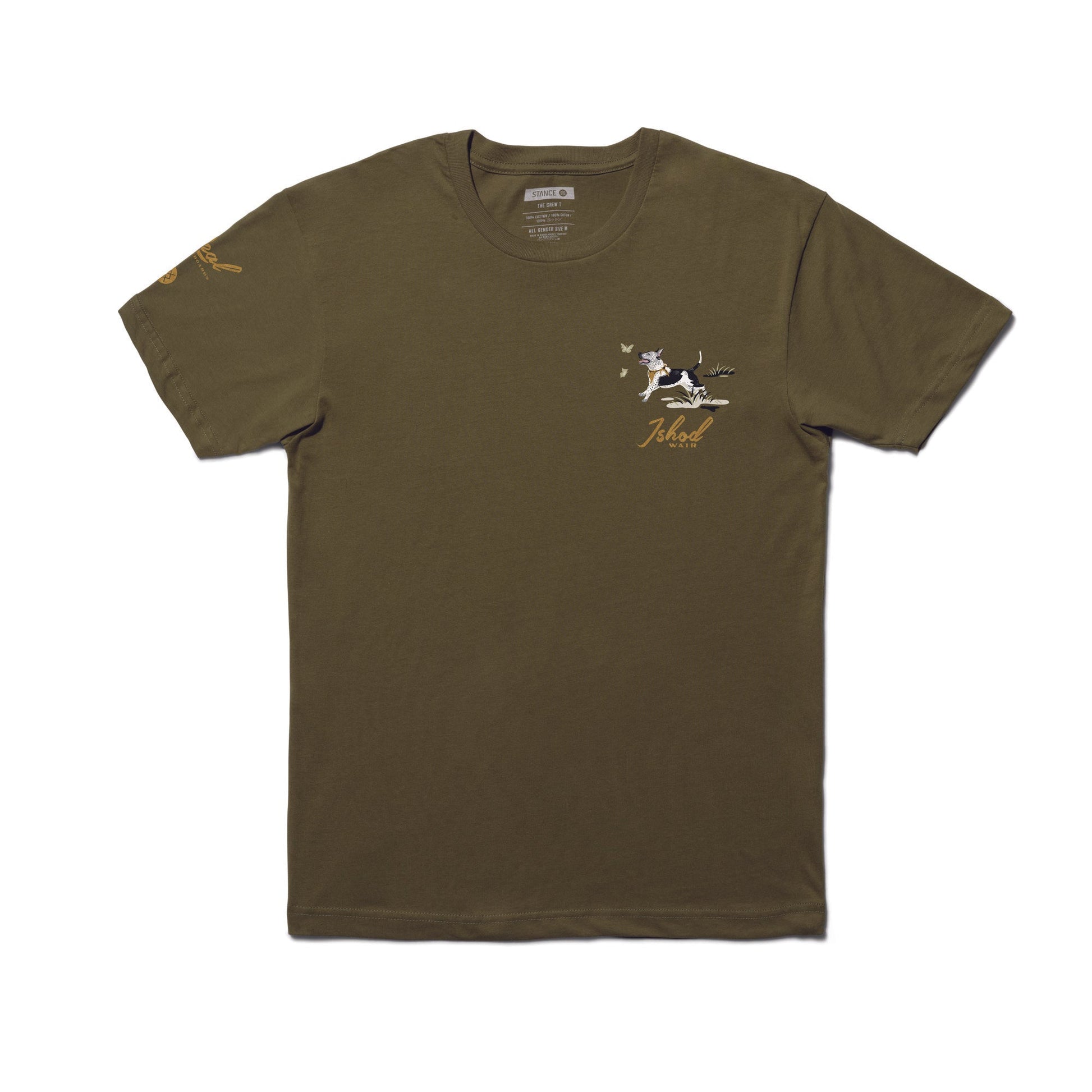 Stance Ishod T-Shirt Military Green |model