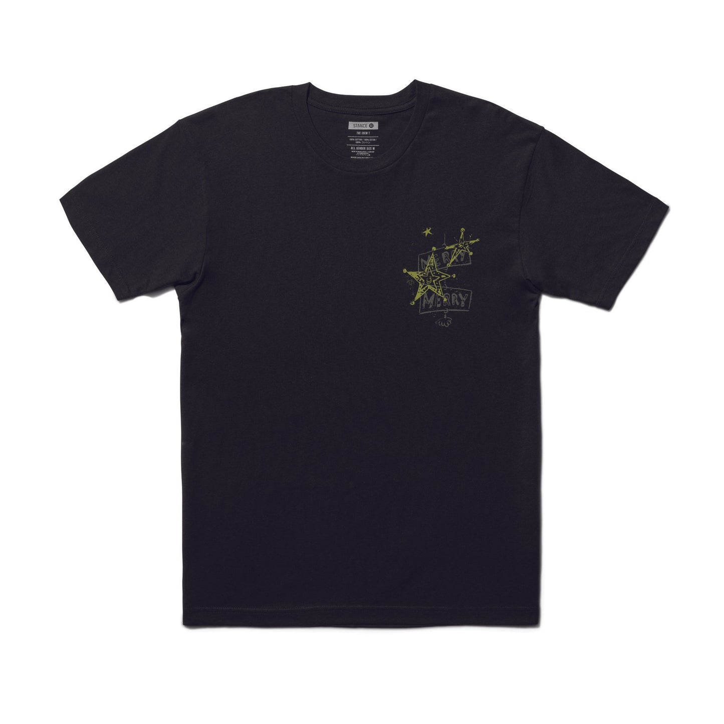 Stance North Of Whoville T-Shirt Black |model