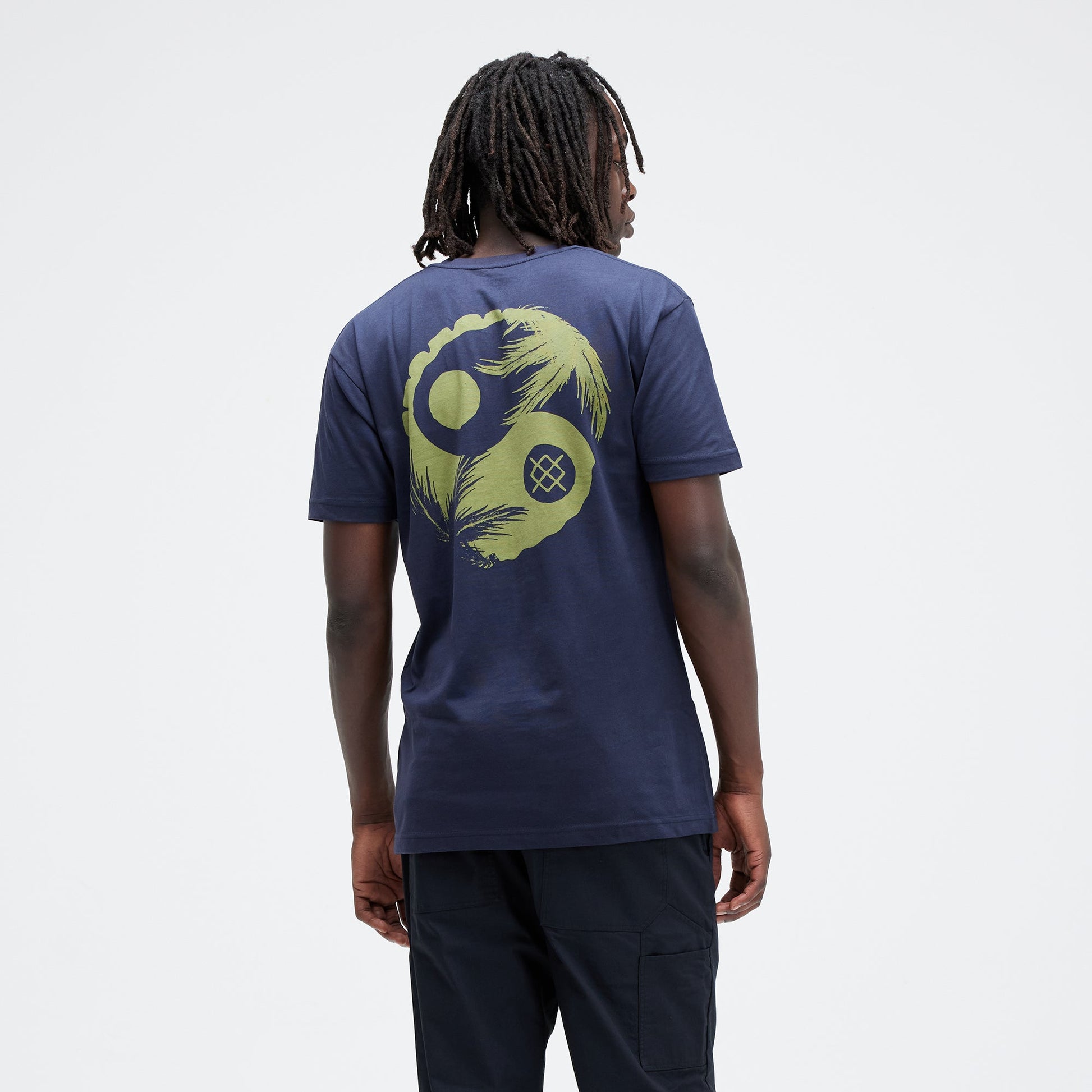 Stance Opposites T-Shirt Navy |model