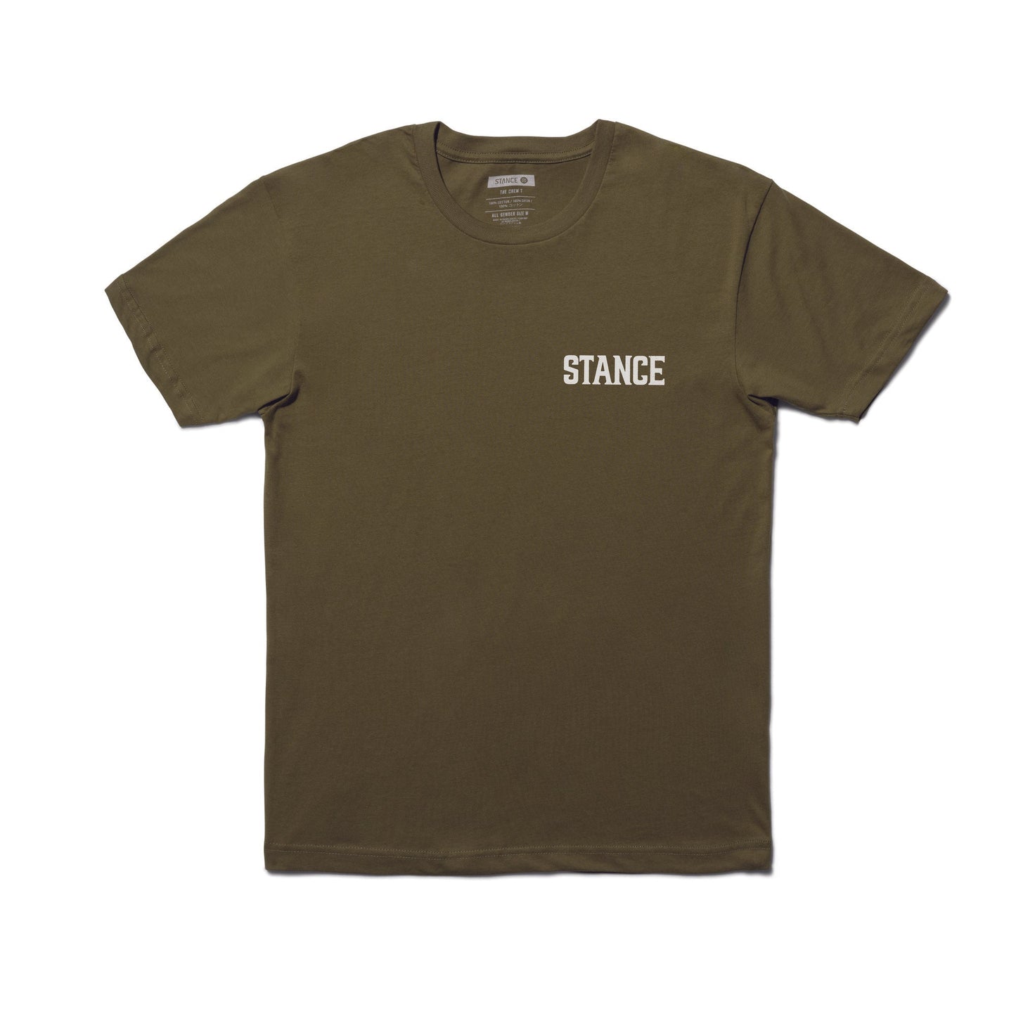 Stance Saddleback T-Shirt Military Green |model