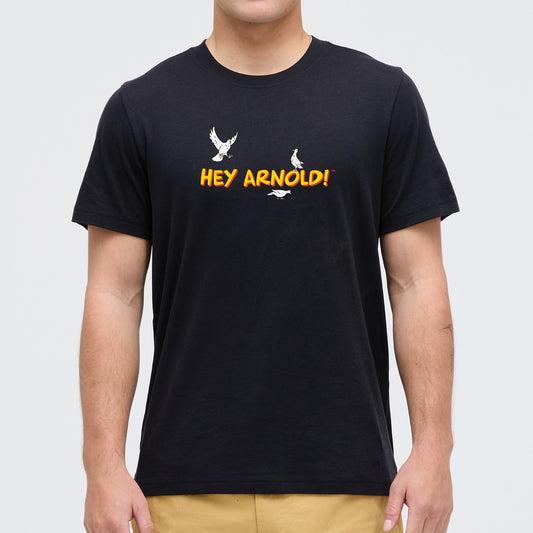 Stance Hey Arnold Stoop T Shirt Black|model