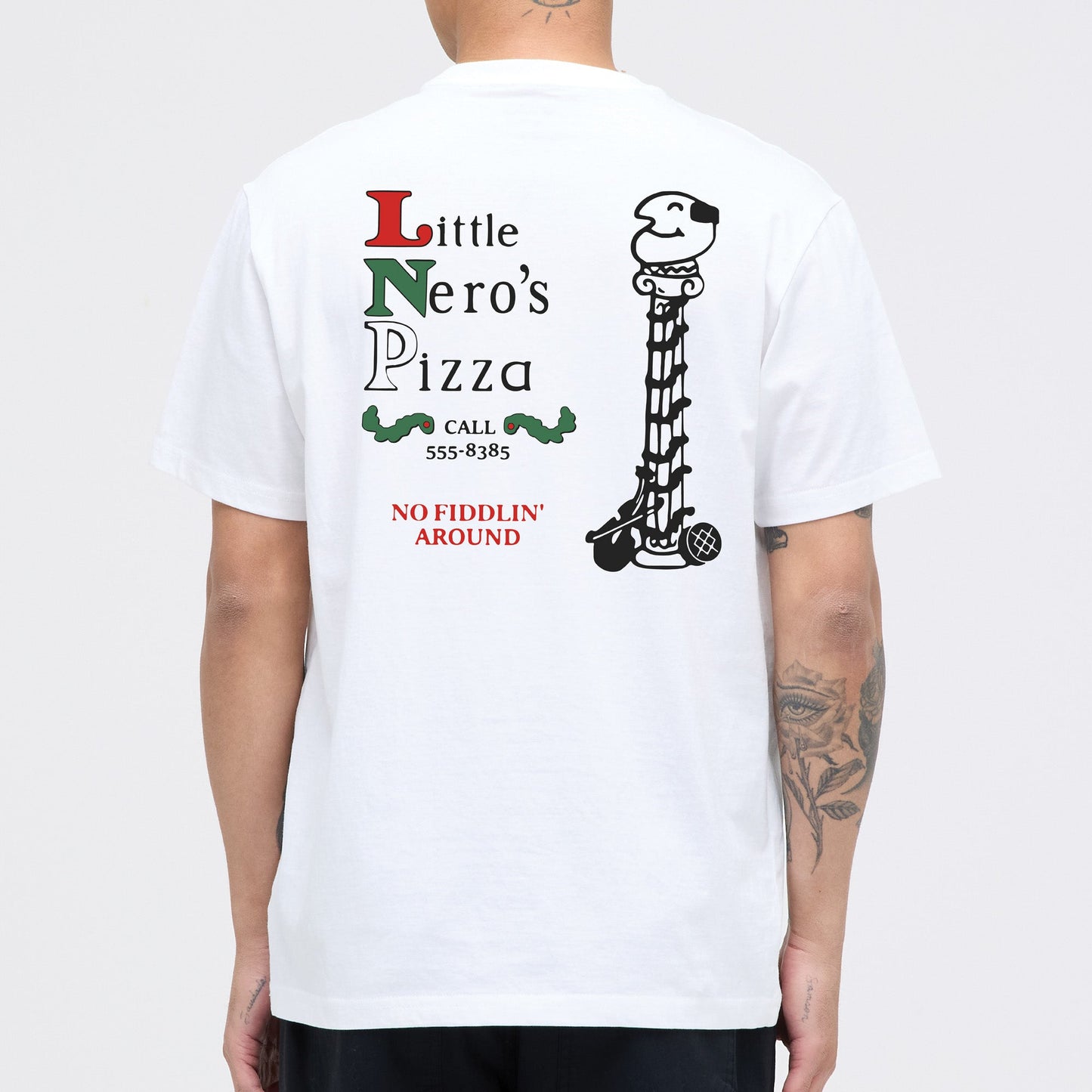 Stance Home Alone Little Neros T Shirt White|model