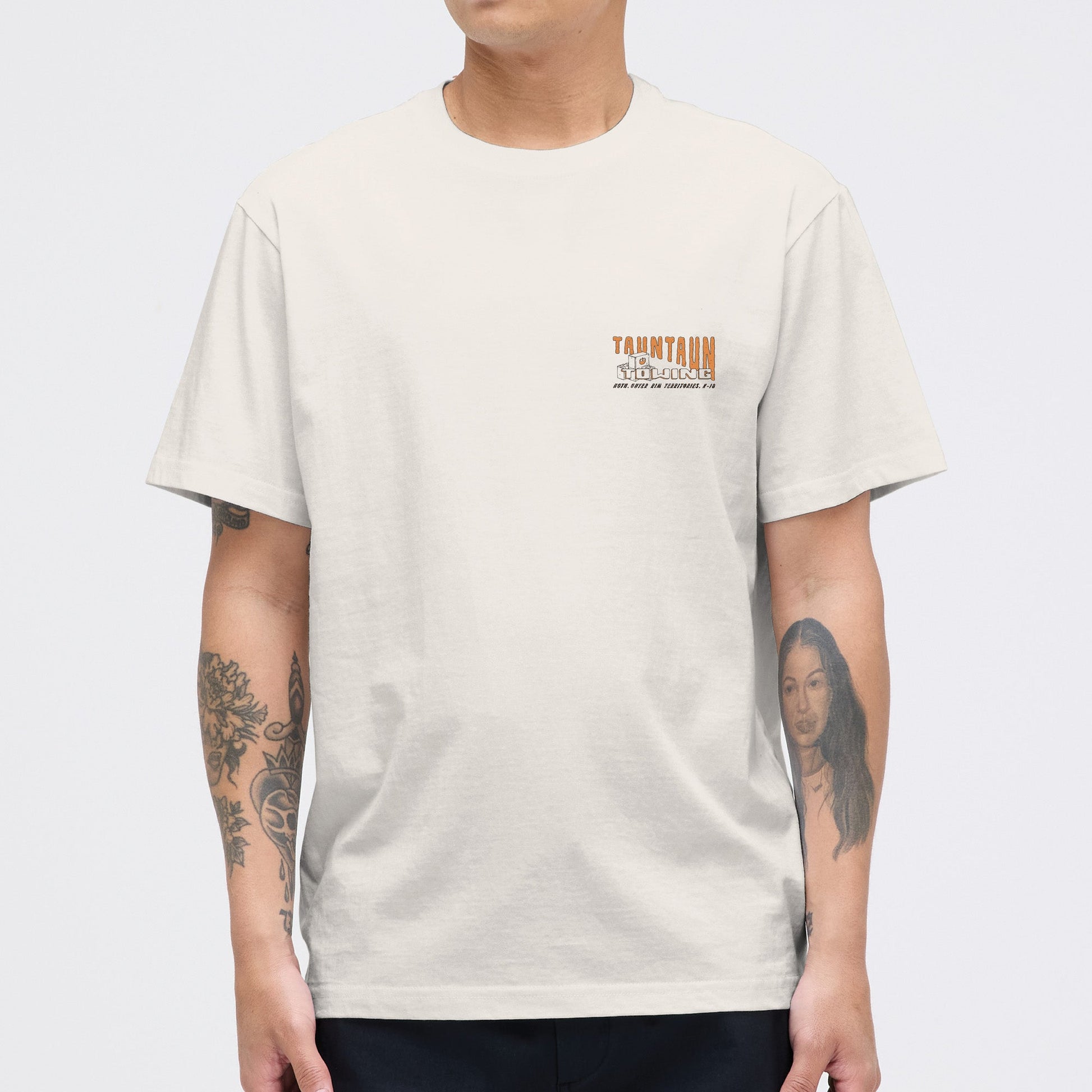 Stance Star Wars Tauntaun Tow T Shirt White|model