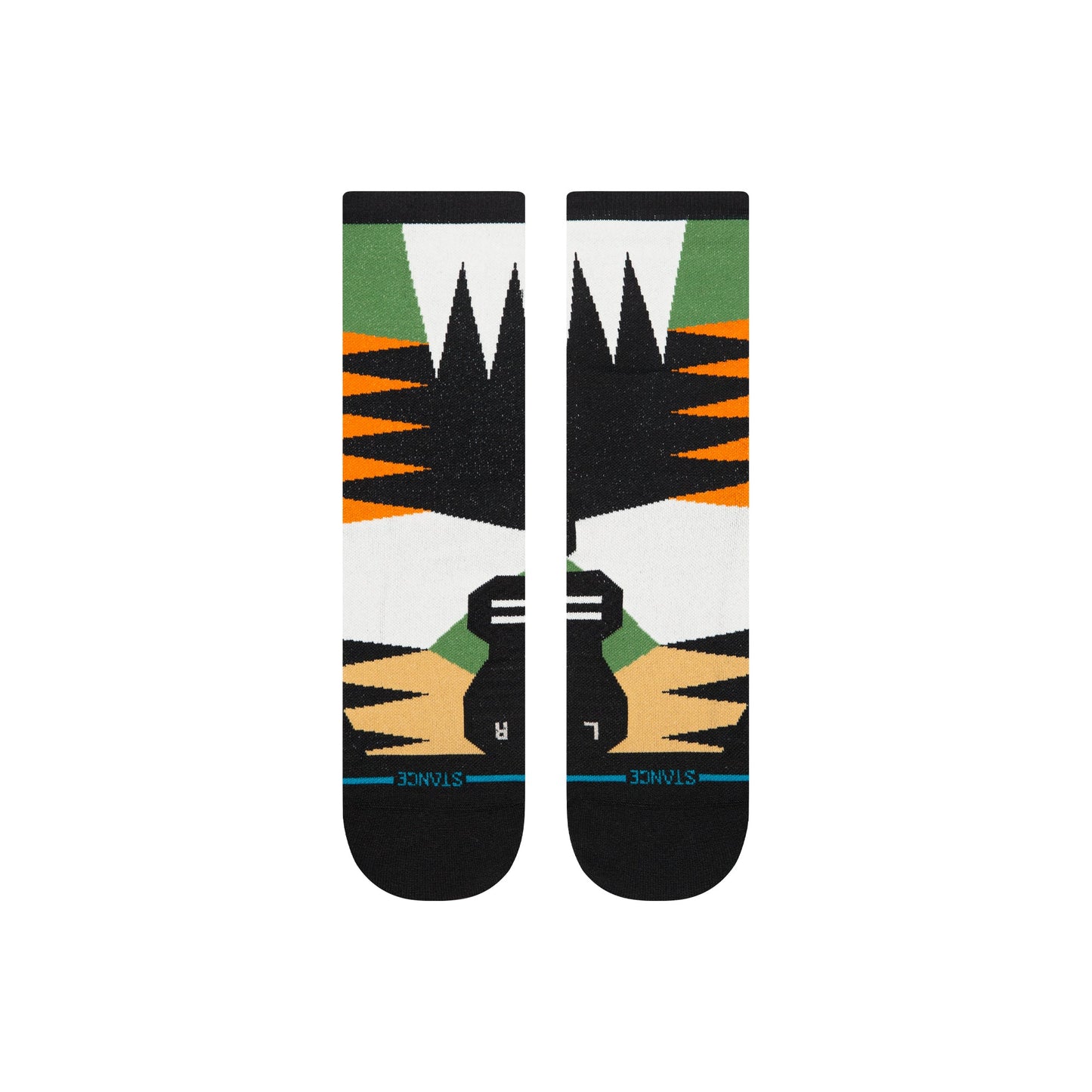 Stance Comb Through Ultra Crew Sock Green