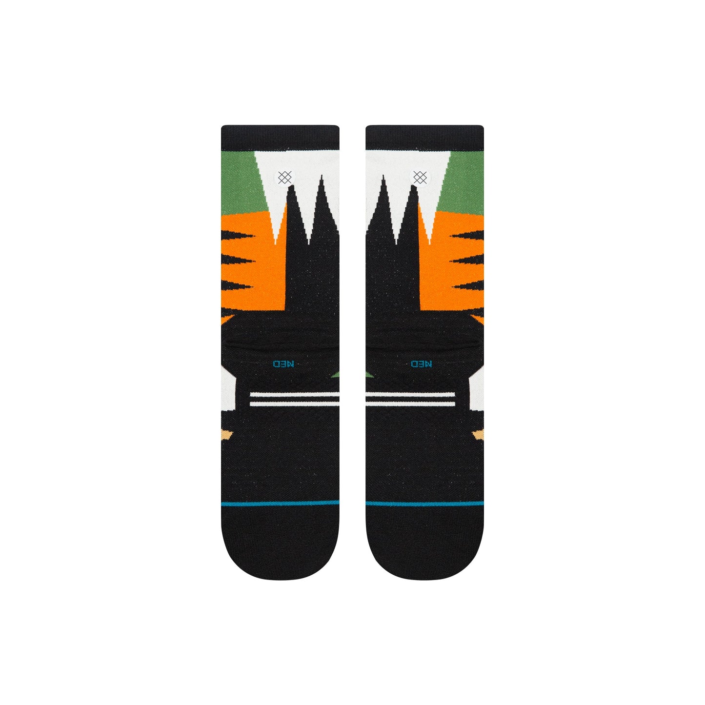 Stance Comb Through Ultra Crew Sock Green