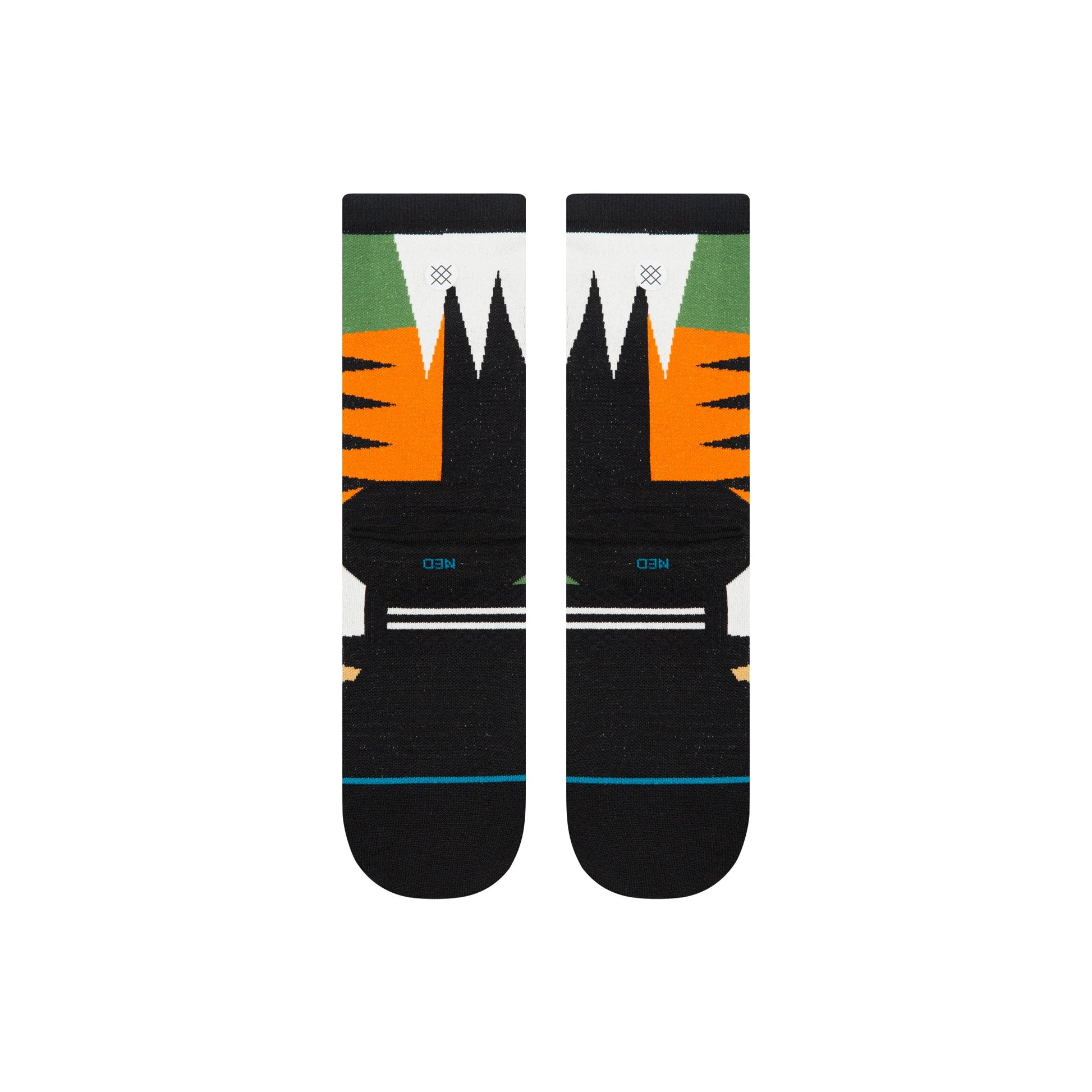 Stance Comb Through Ultra Crew Sock Green