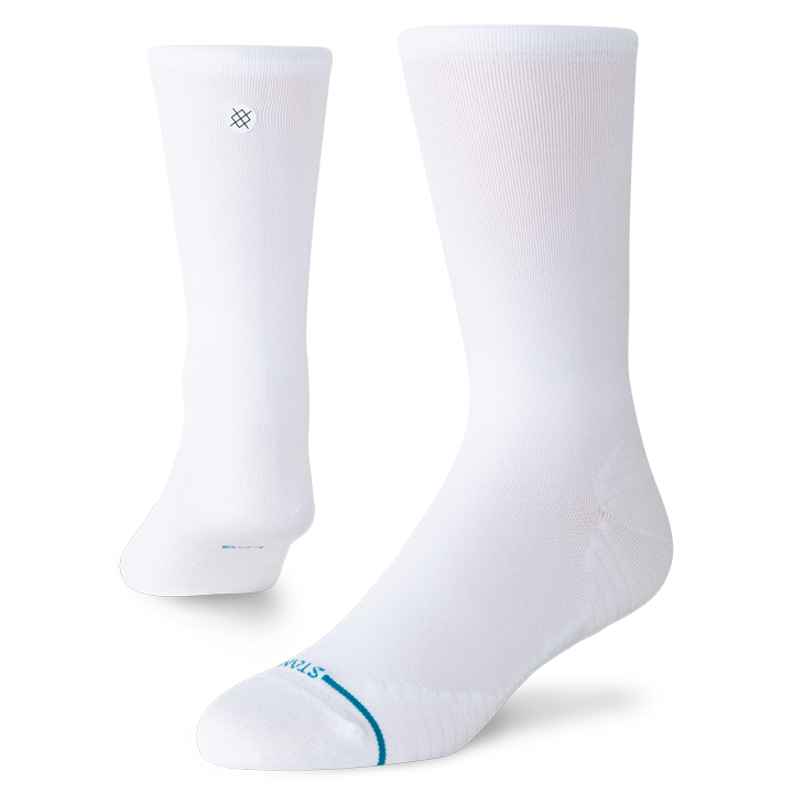 Stance Solid Ultra Light Crew Sock White