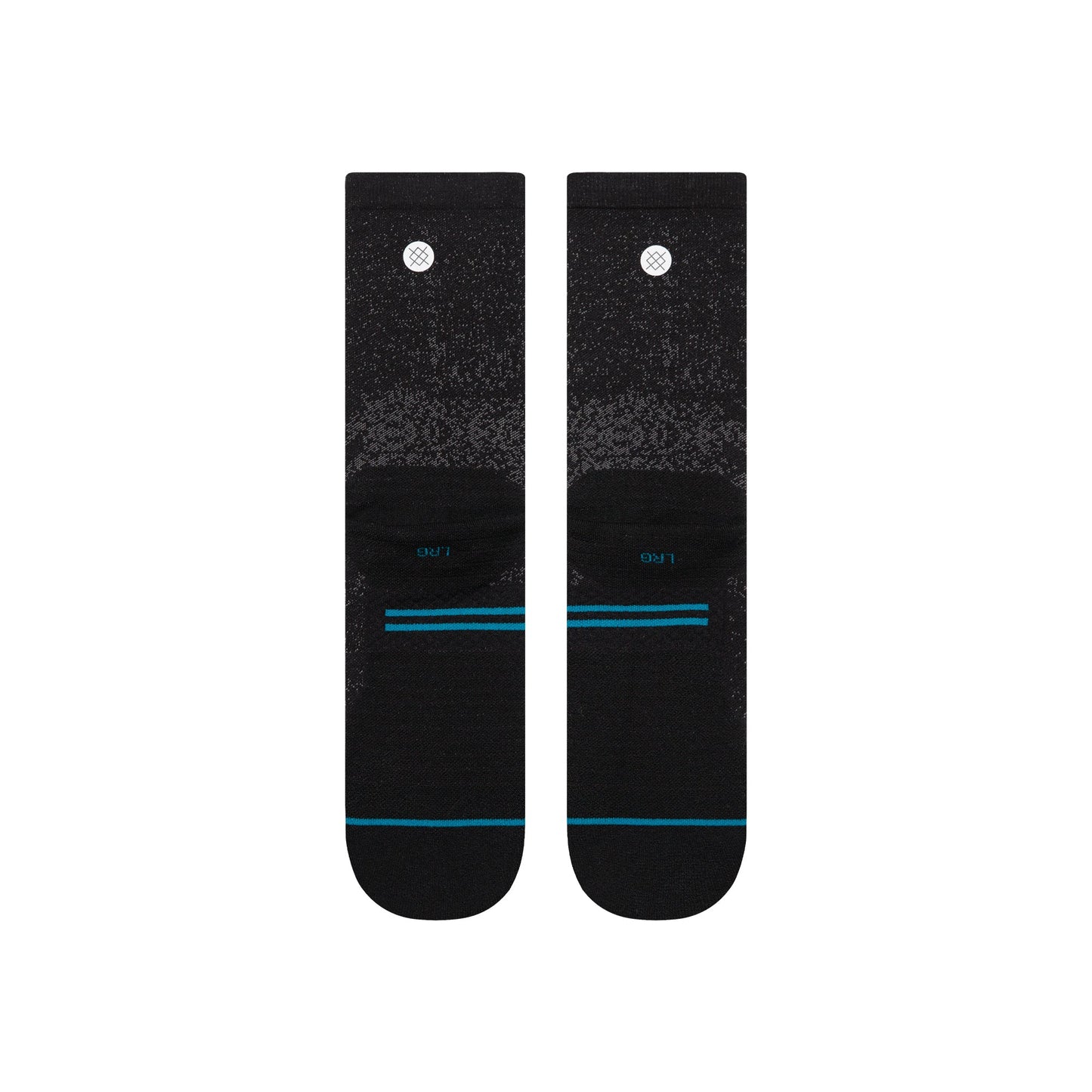 Stance Run Light Crew Sock Black