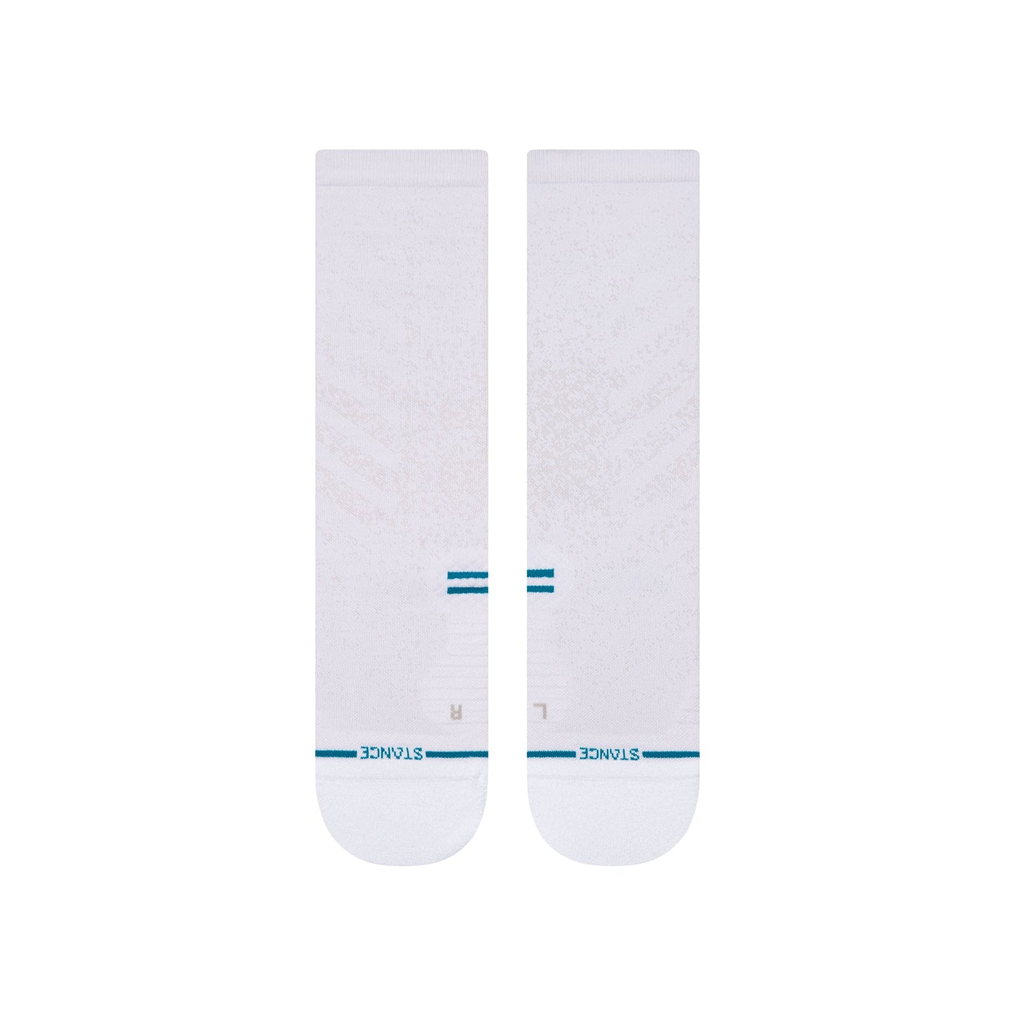 Stance Run Light Crew Sock White