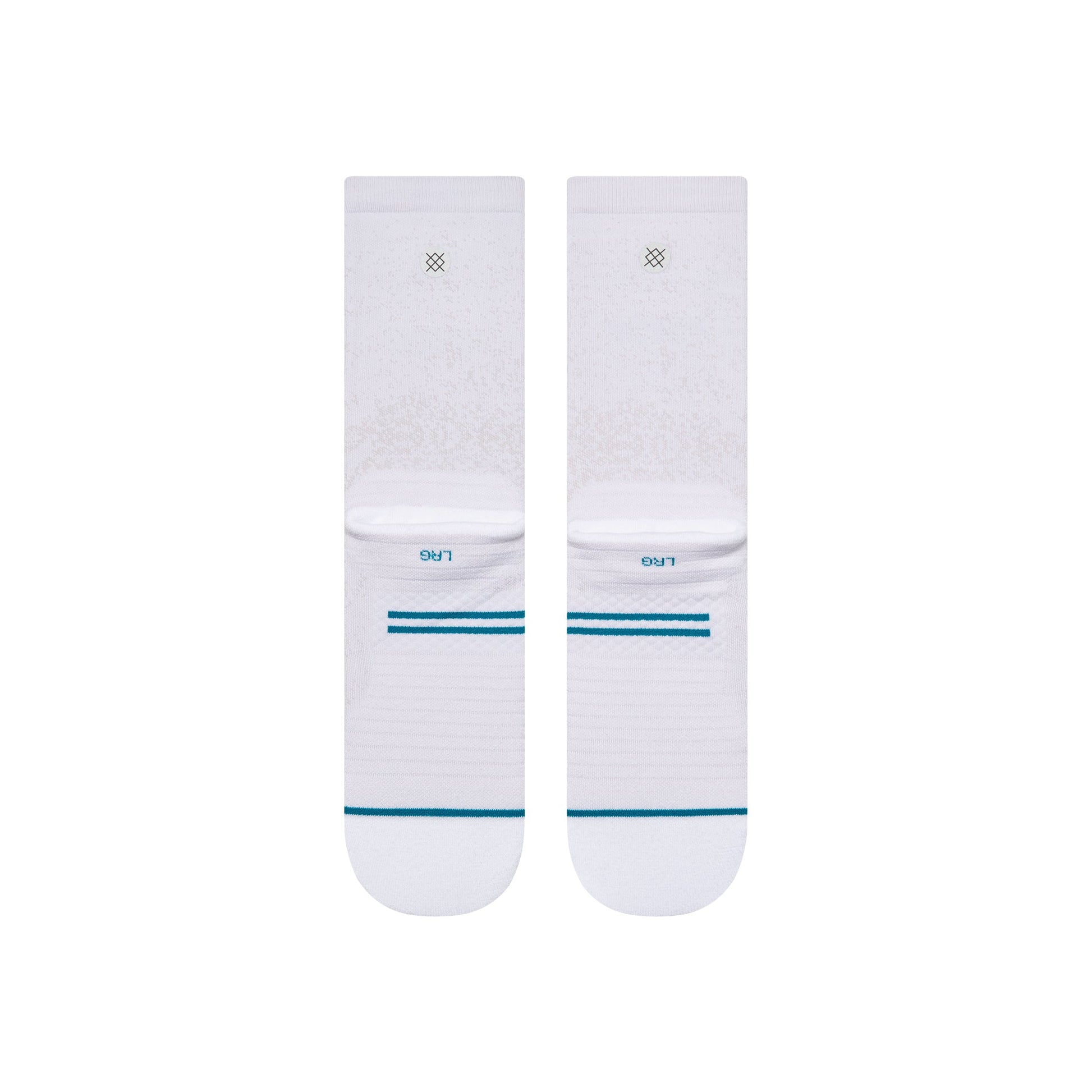 Stance Run Light Crew Sock White