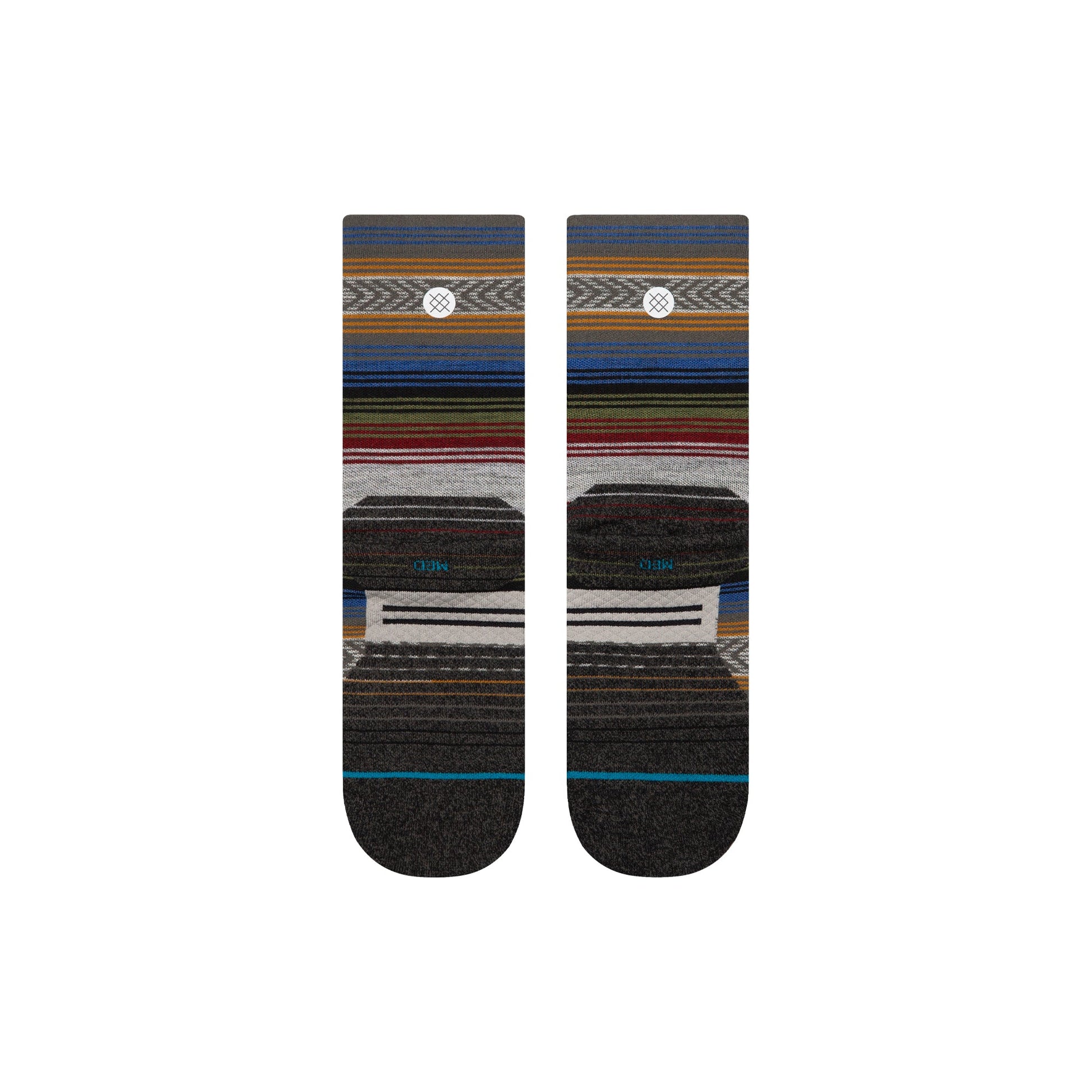 Stance Light Wool Crew Sock Black Red