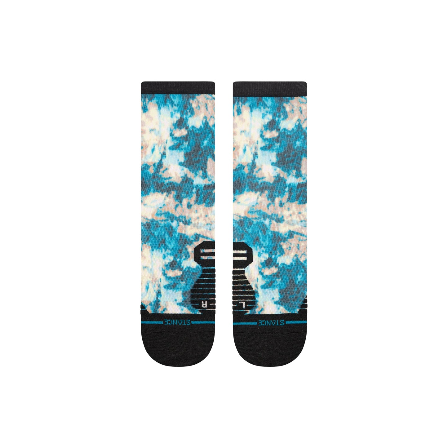 Stance Serengeti Light Crew Sock Teal