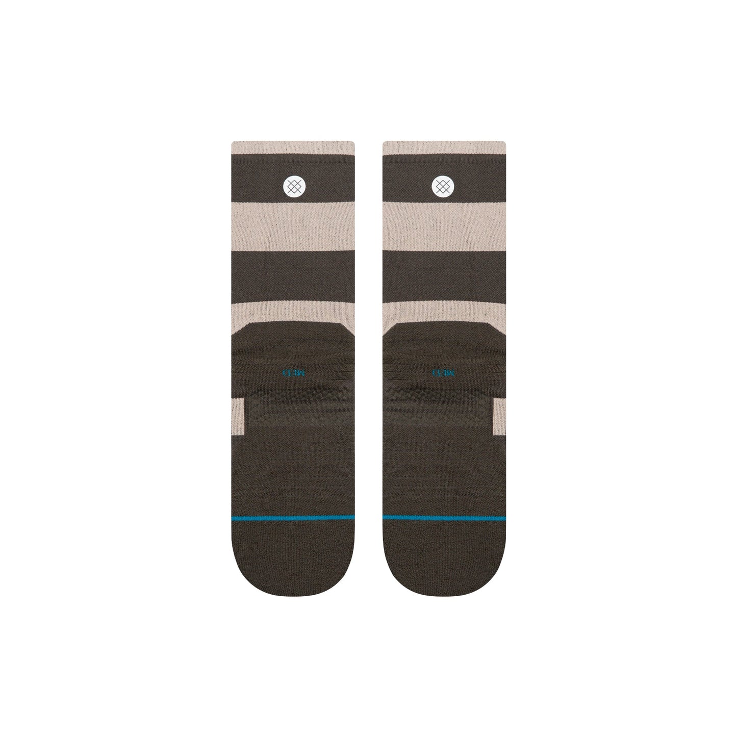 Stance Stack It Up Light Crew Sock Washed Black