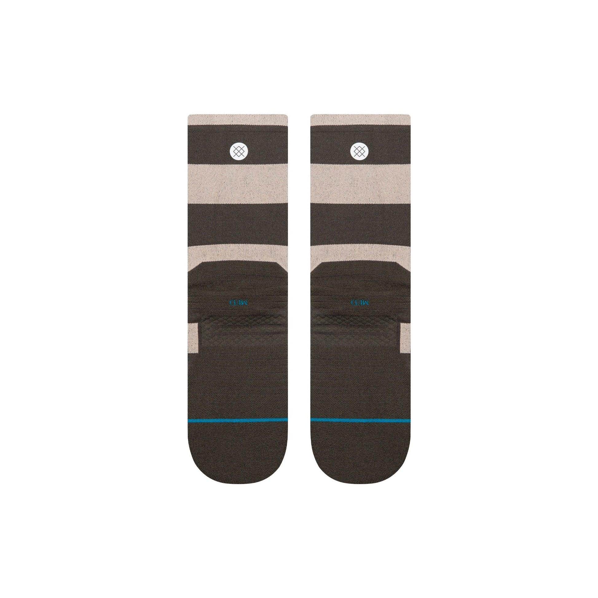 Stance Stack It Up Light Crew Sock Washed Black