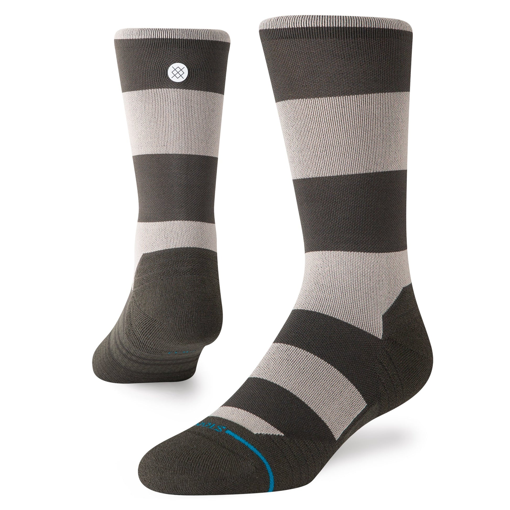 Stance Stack It Up Light Crew Sock Washed Black