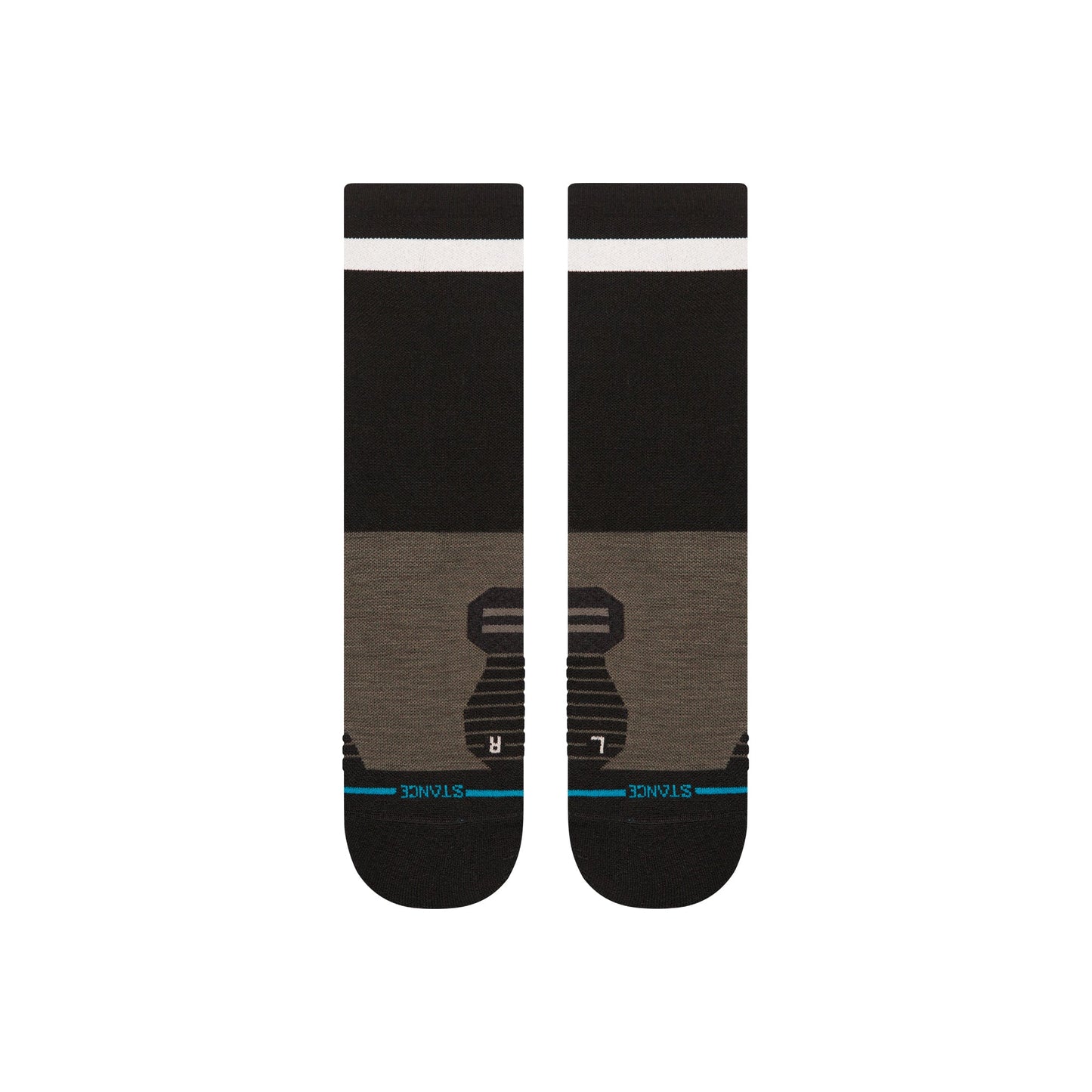 Stance Take Yur Time Light Wool Crew Sock Washed Black