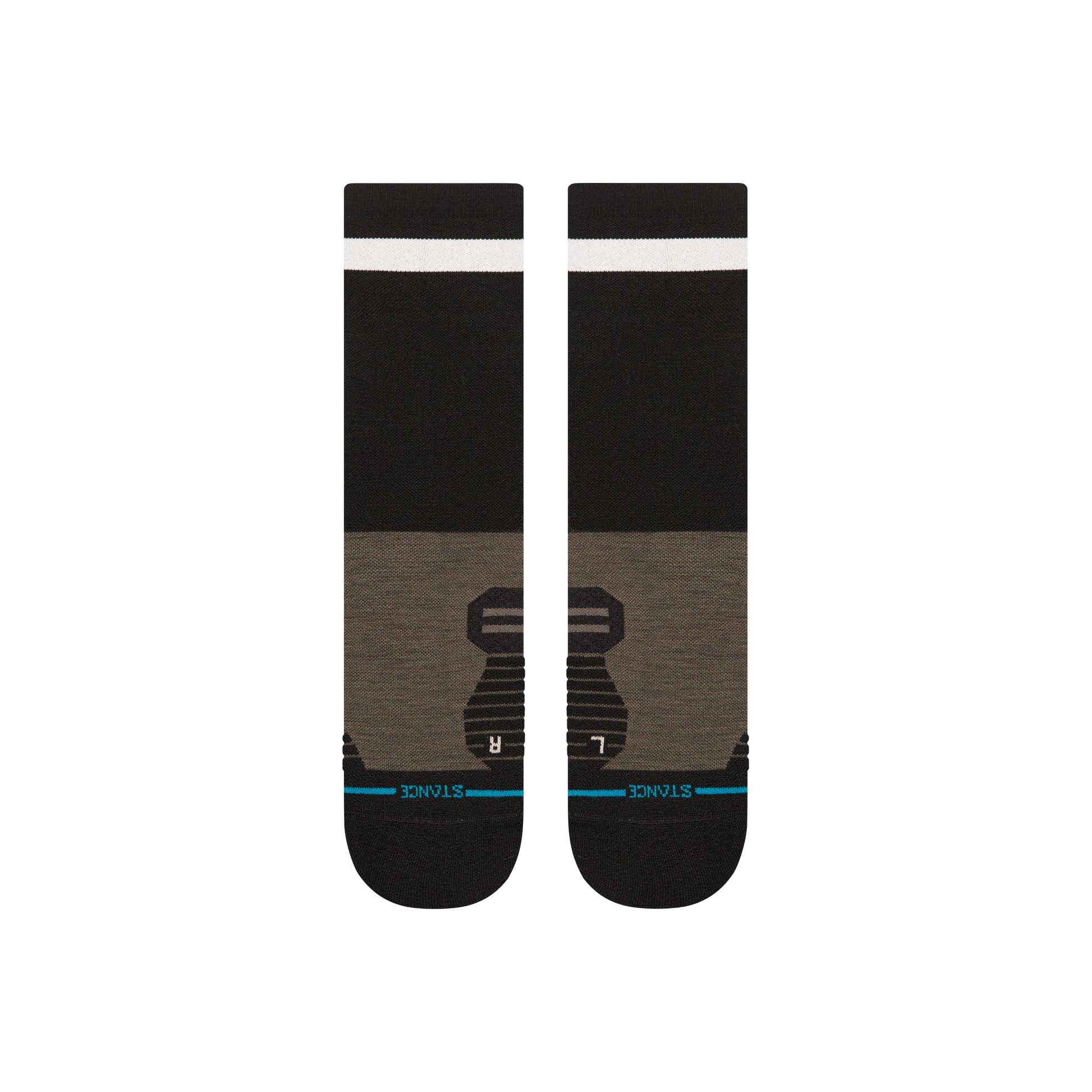 Stance Take Yur Time Light Wool Crew Sock Washed Black