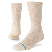 Stance Marled Light Crew Sock Oatmeal