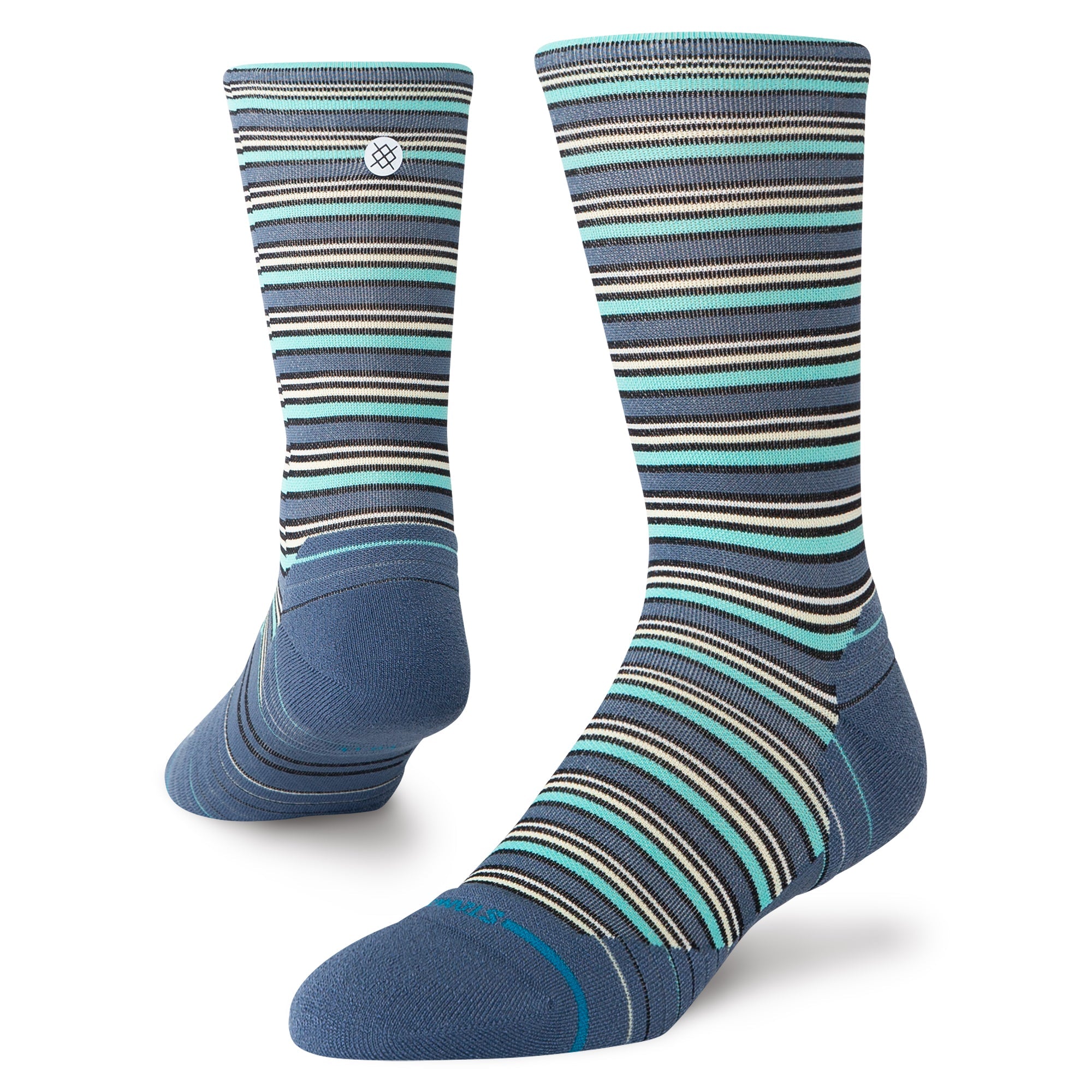 Stance Earnie Light Crew Sock Sea Blue
