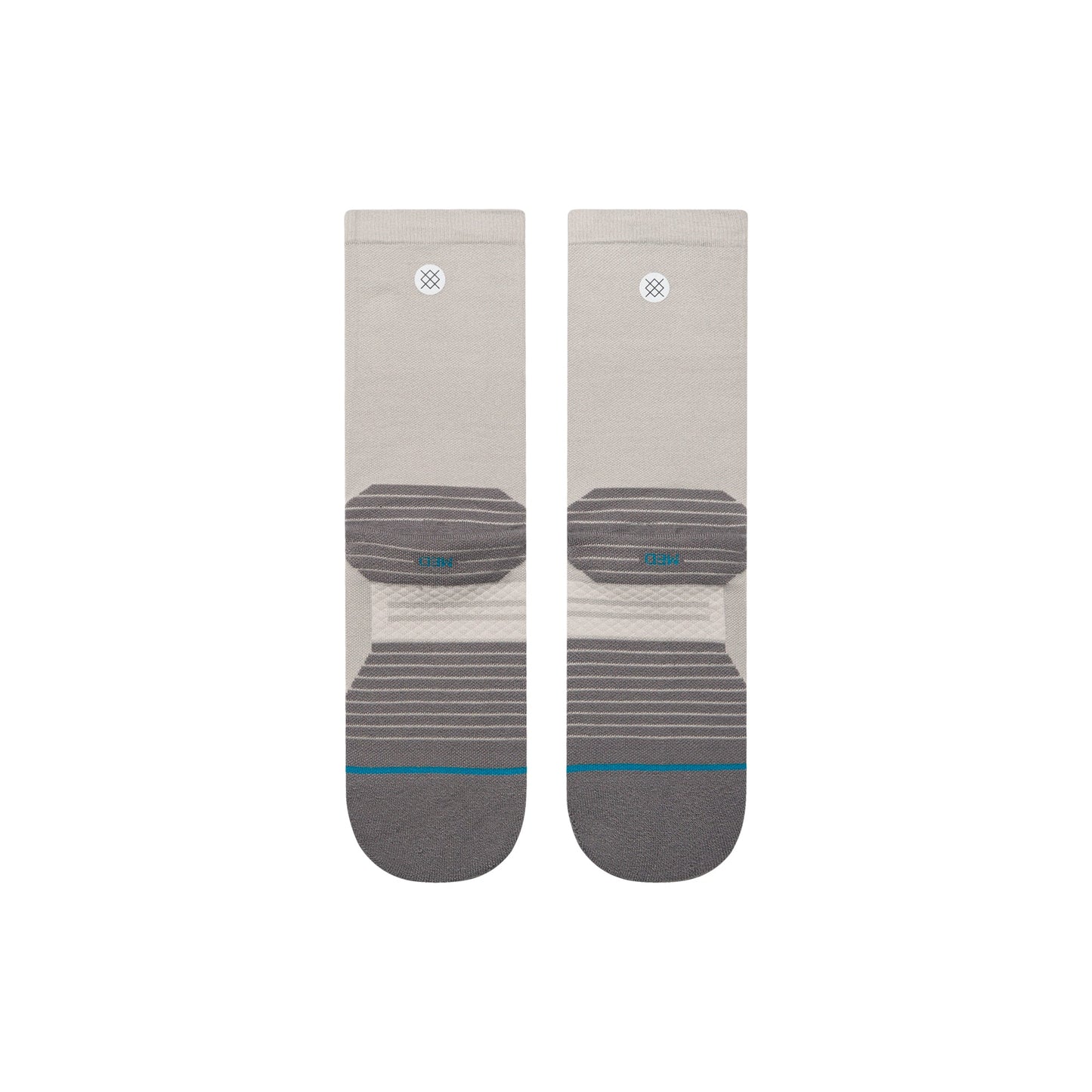 Stance Dj Trooper Light Crew Sock Grey 