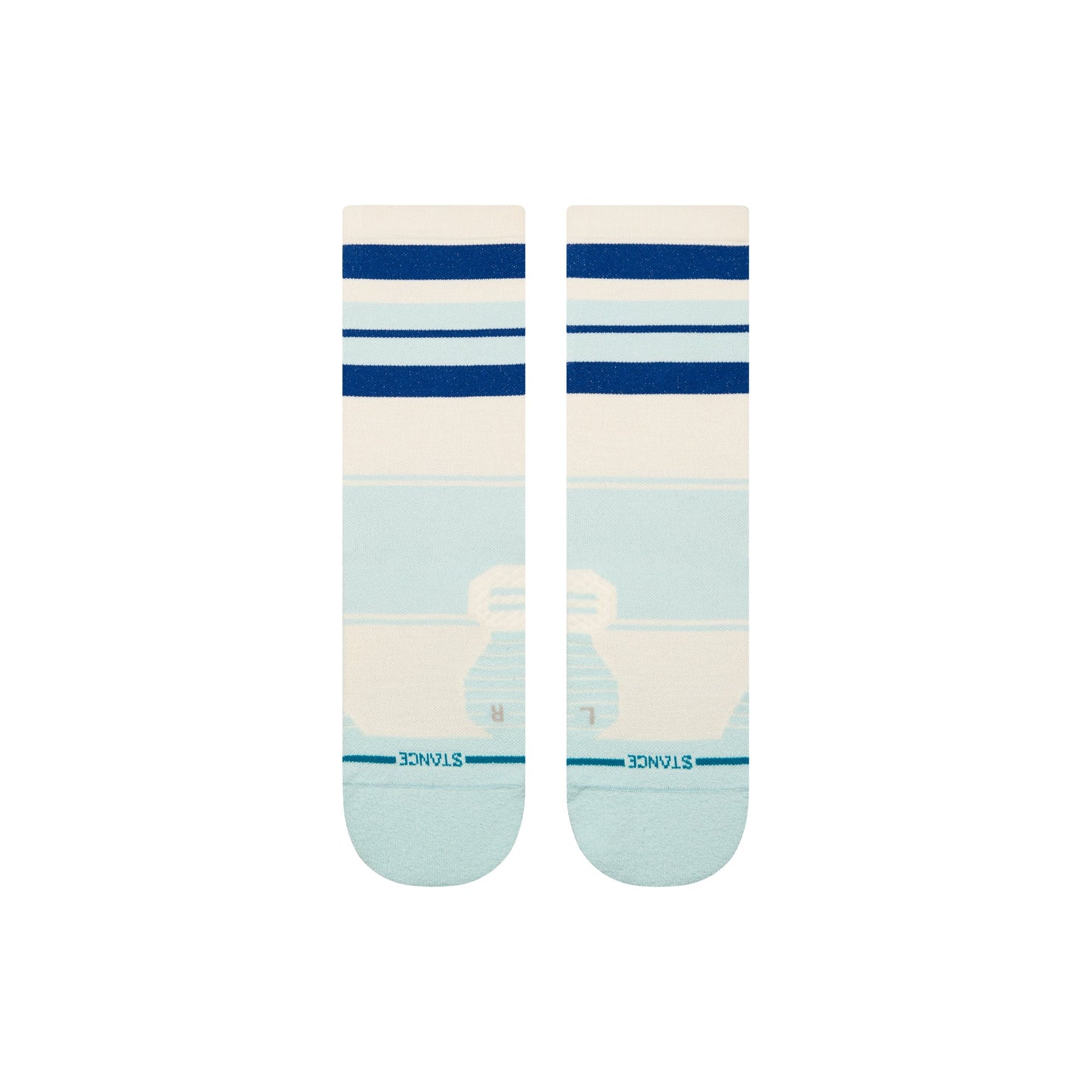 Stance Frozone Light Crew Sock Light Blue 