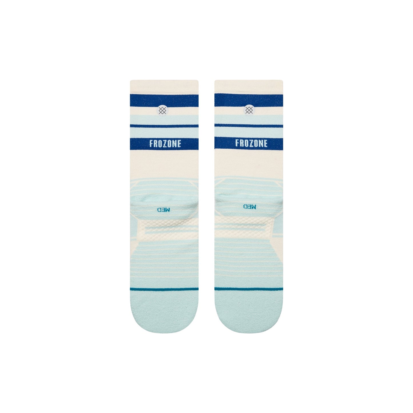 Stance Frozone Light Crew Sock Light Blue 