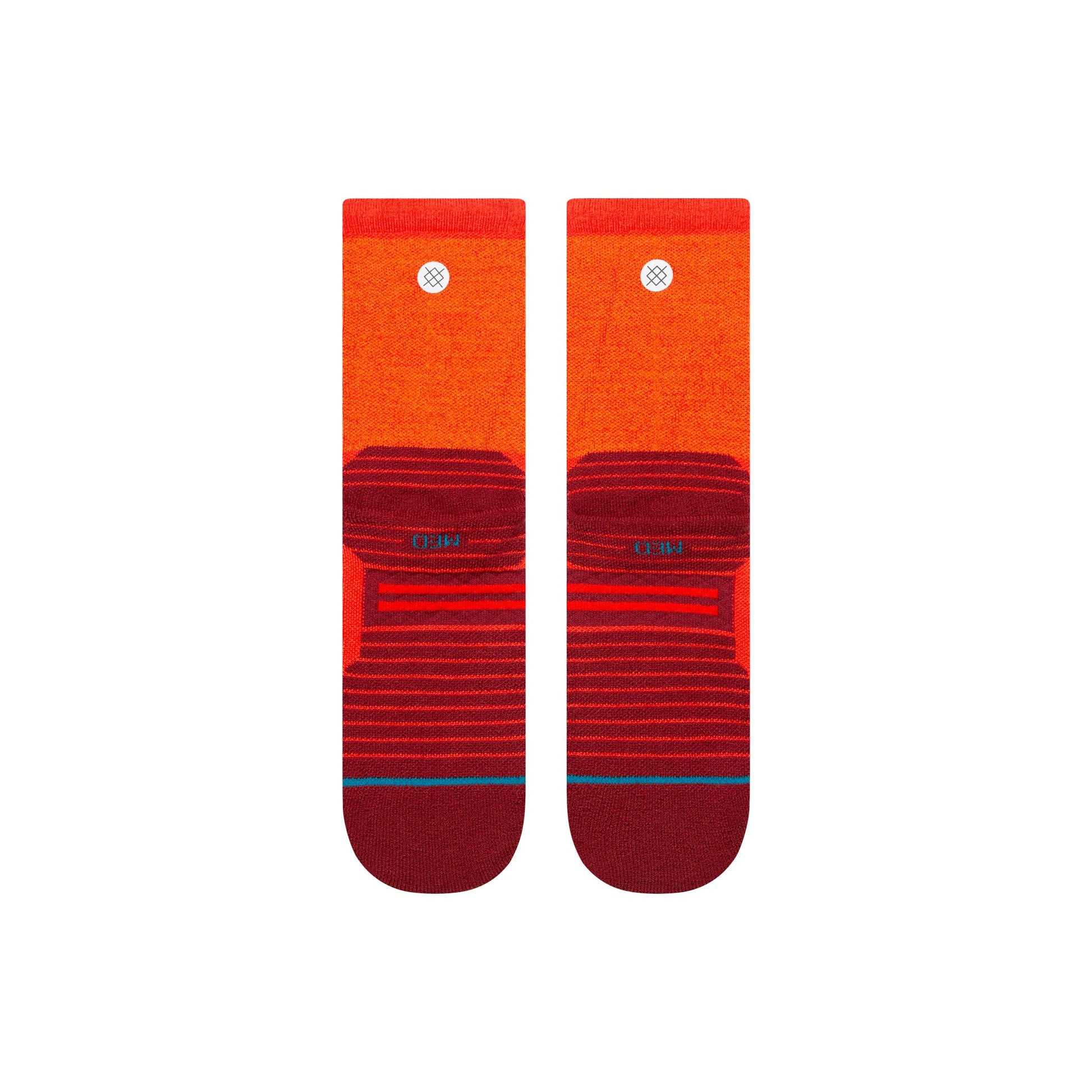 Stance Embers Mid Wool Crew Sock Red