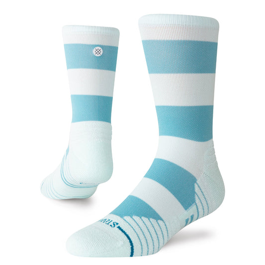 Stance Stacked Up Mid Crew Sock Ice Blue