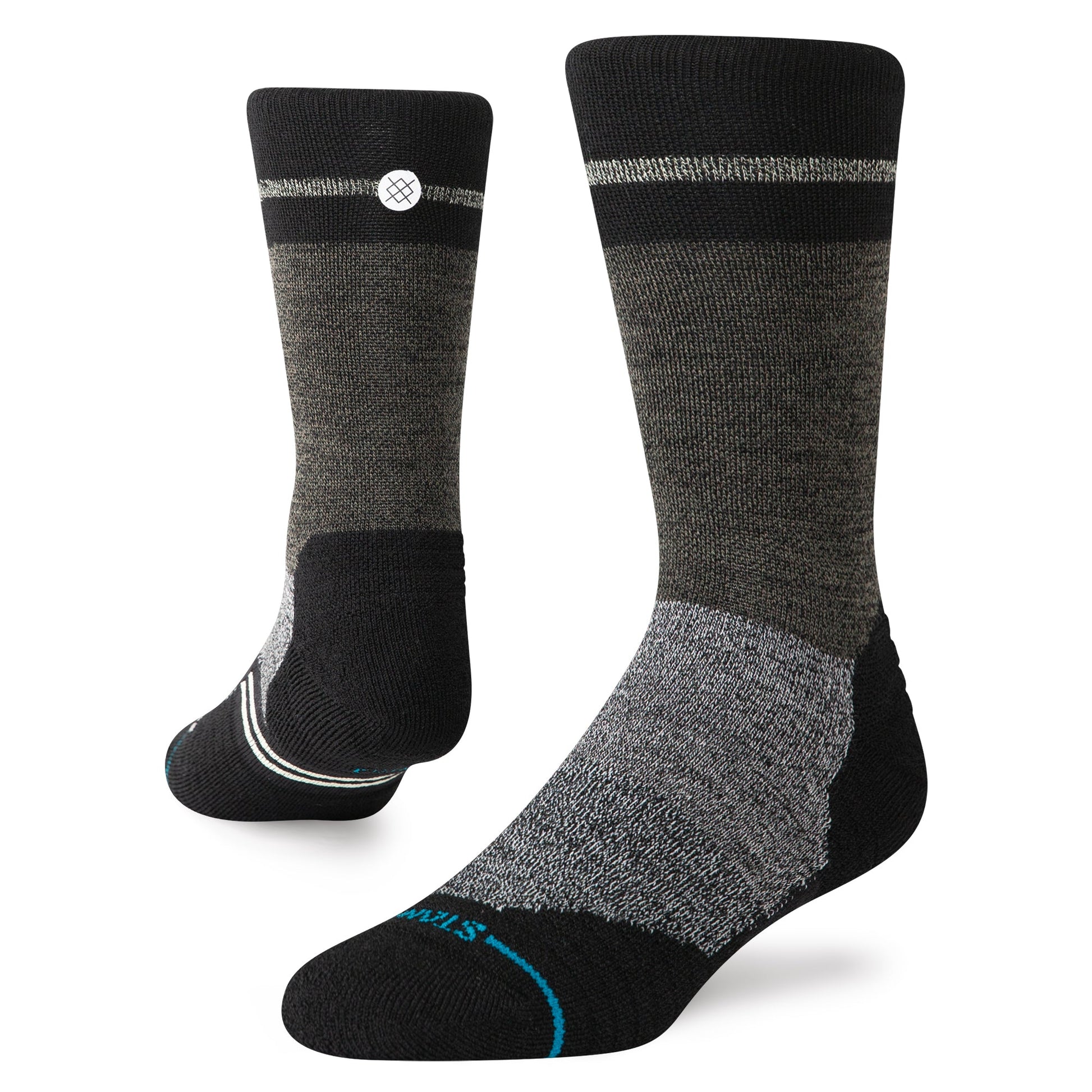 Stance Trenton Mid Wool Crew Sock Black