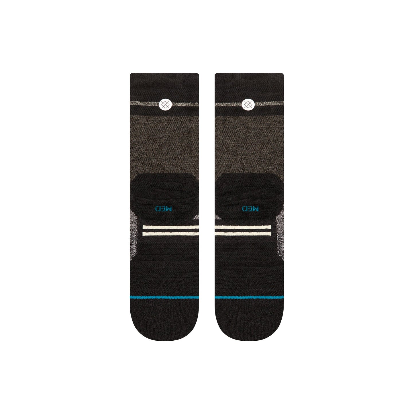 Stance Trenton Mid Wool Crew Sock Black