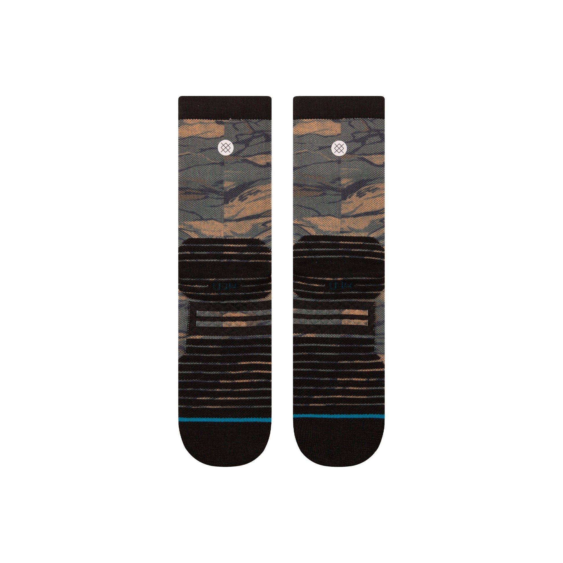 Stance Rompin Mid Crew Sock Brown