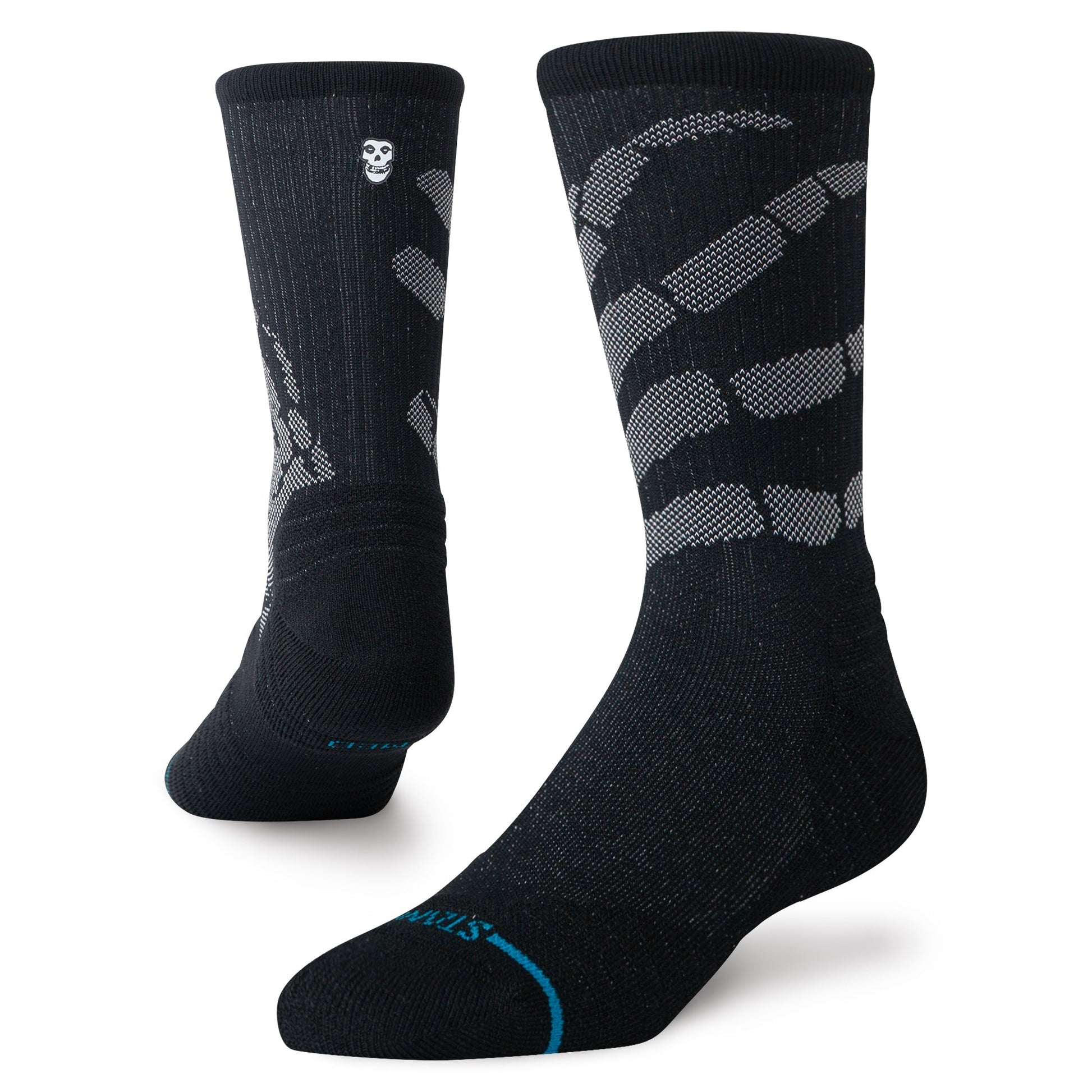 Stance Hands X Crew Sock Black