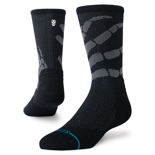 Stance Hands X Crew Sock Black