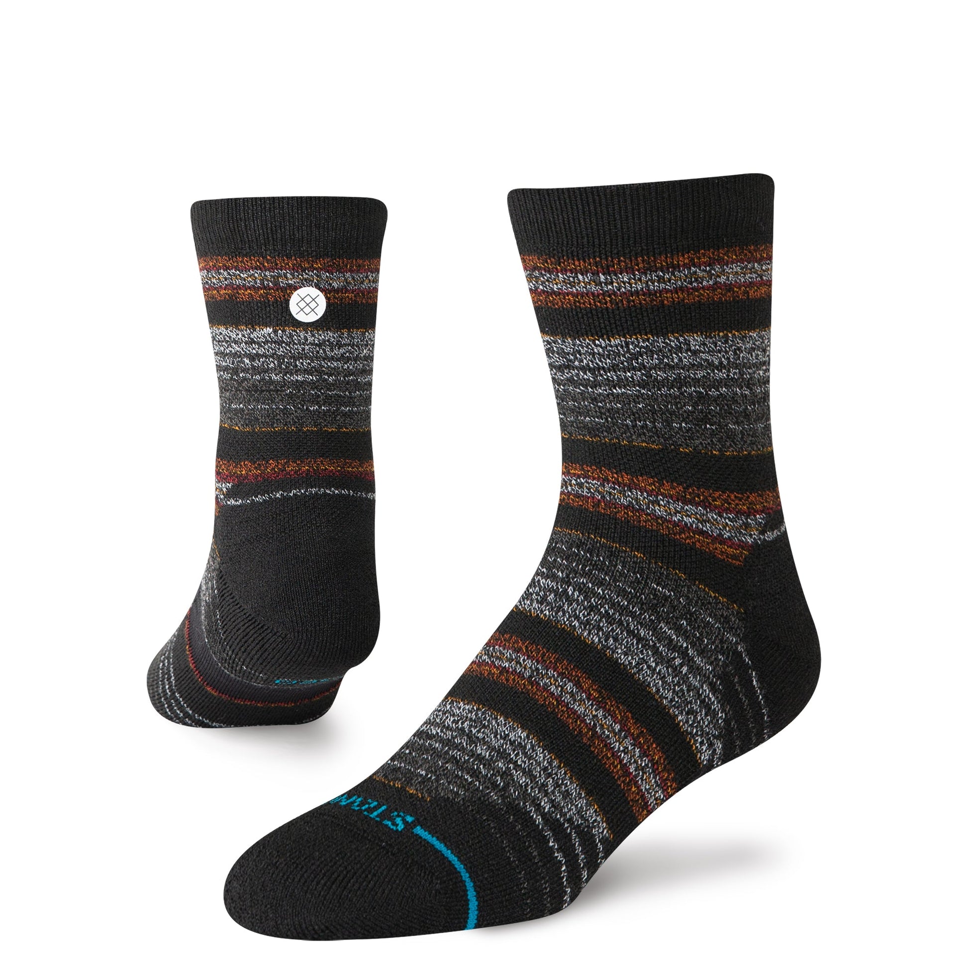 Stance Rockford Hike Crew Sock Black