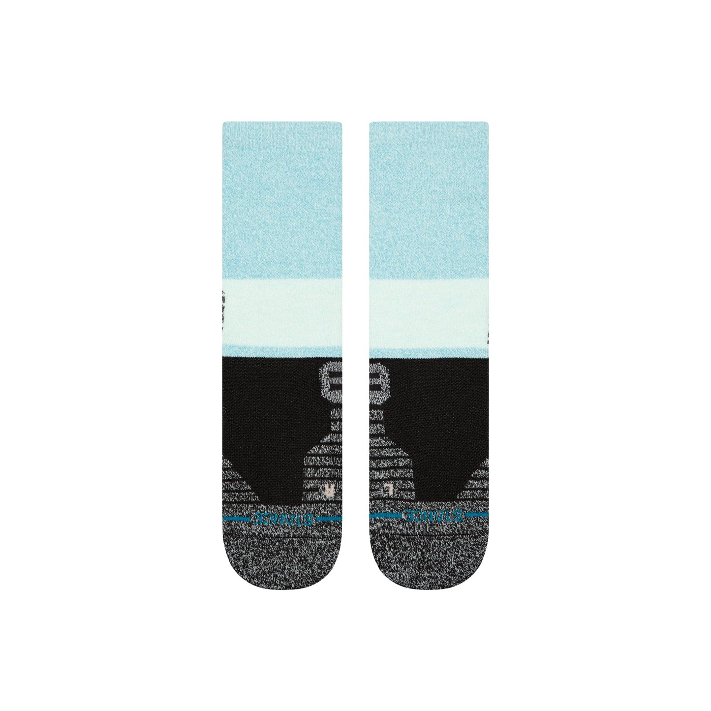 Stance Turnpike Loop Hike Crew Sock Ice Blue