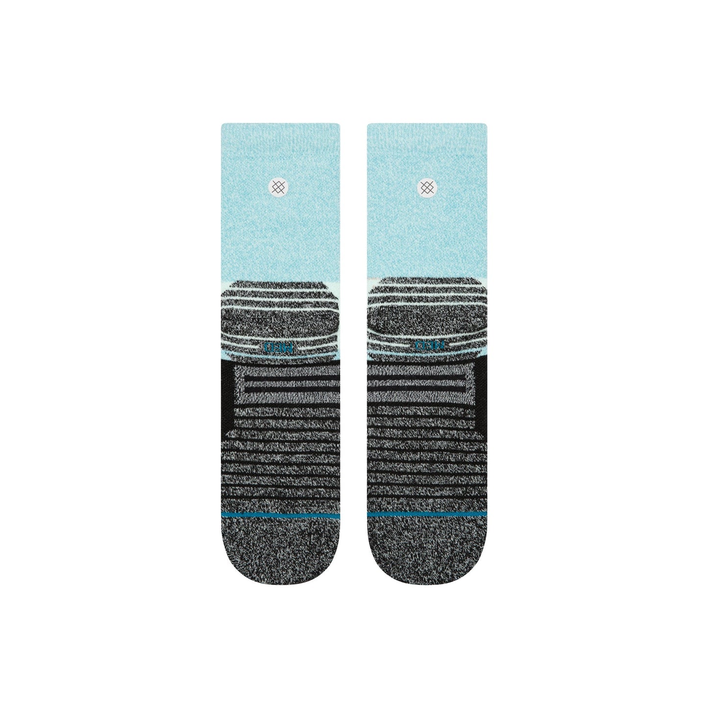 Stance Turnpike Loop Hike Crew Sock Ice Blue