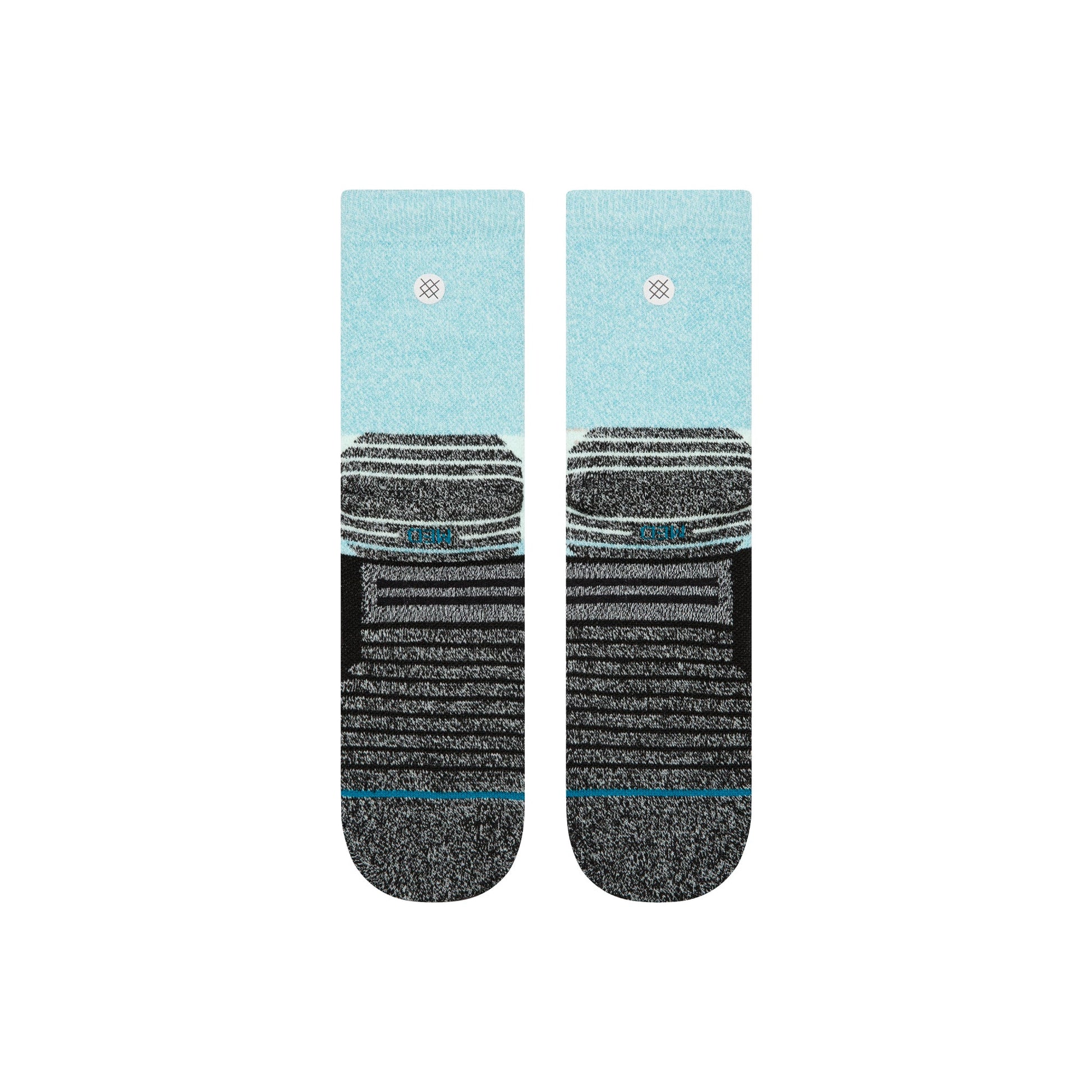 Stance Turnpike Loop Hike Crew Sock Ice Blue