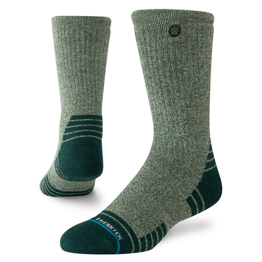 Stance Blend In Hike Crew Sock Pine
