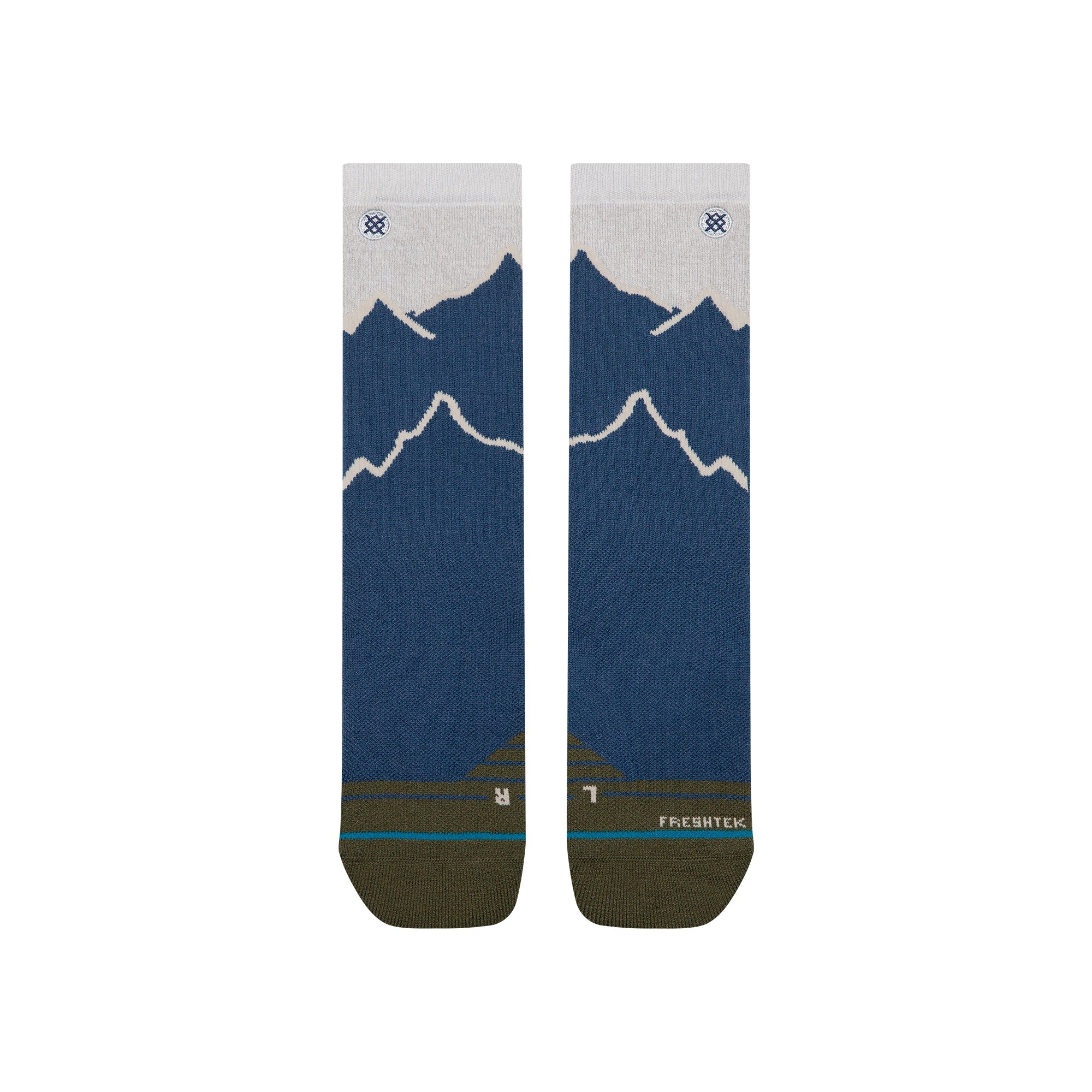 Stance Peaking Hike Crew Sock Navy