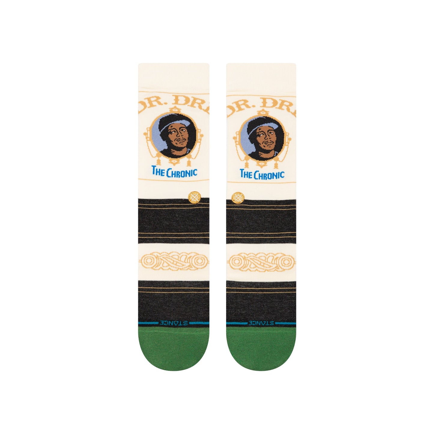 Stance The Chronic Crew Sock Black