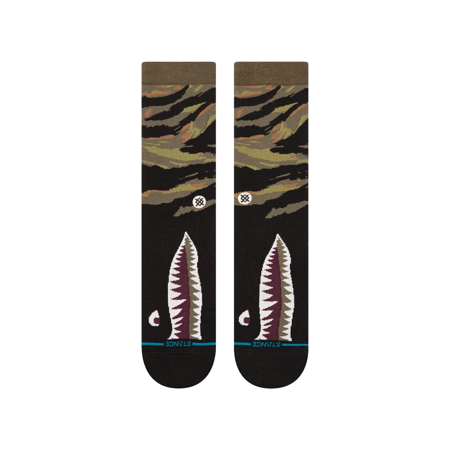 Stance Warbird Crew Sock Burgundy