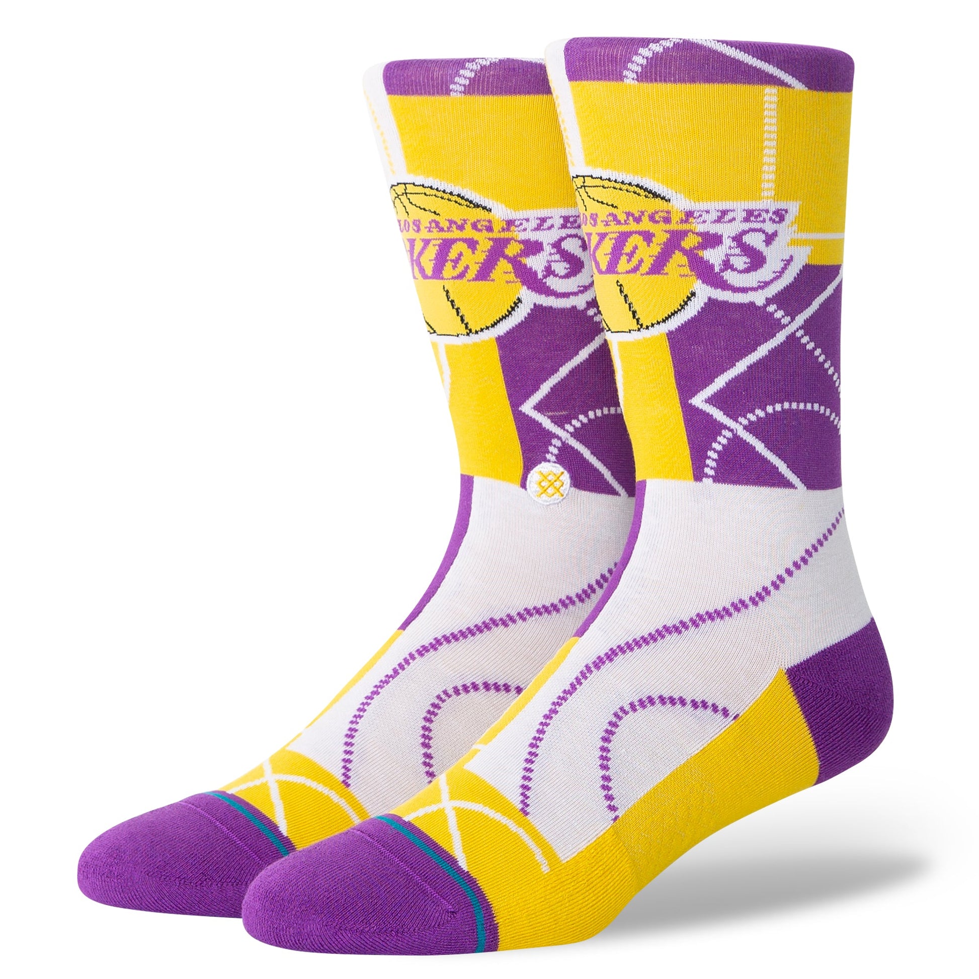 Stance Zone LA Lakers Crew Sock Purple