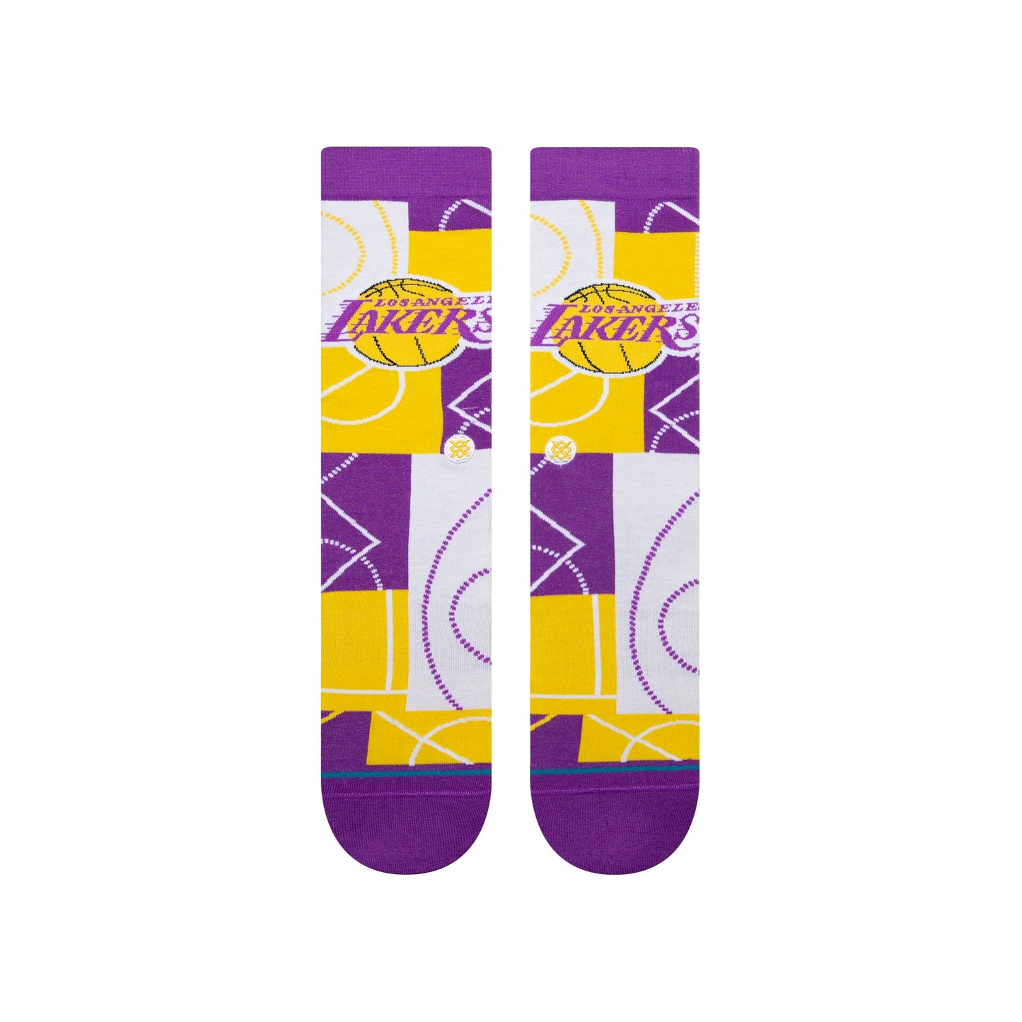 Stance Zone LA Lakers Crew Sock Purple