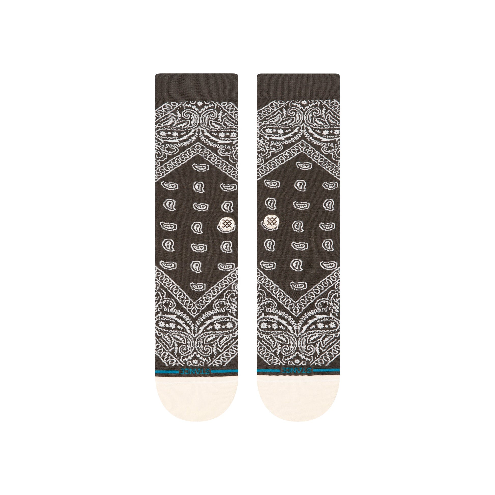 Stance Barrio Crew Sock Washed Black