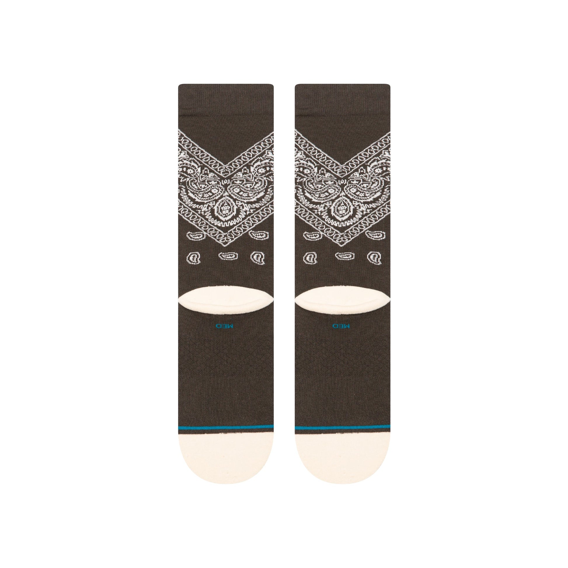 Stance Barrio Crew Sock Washed Black