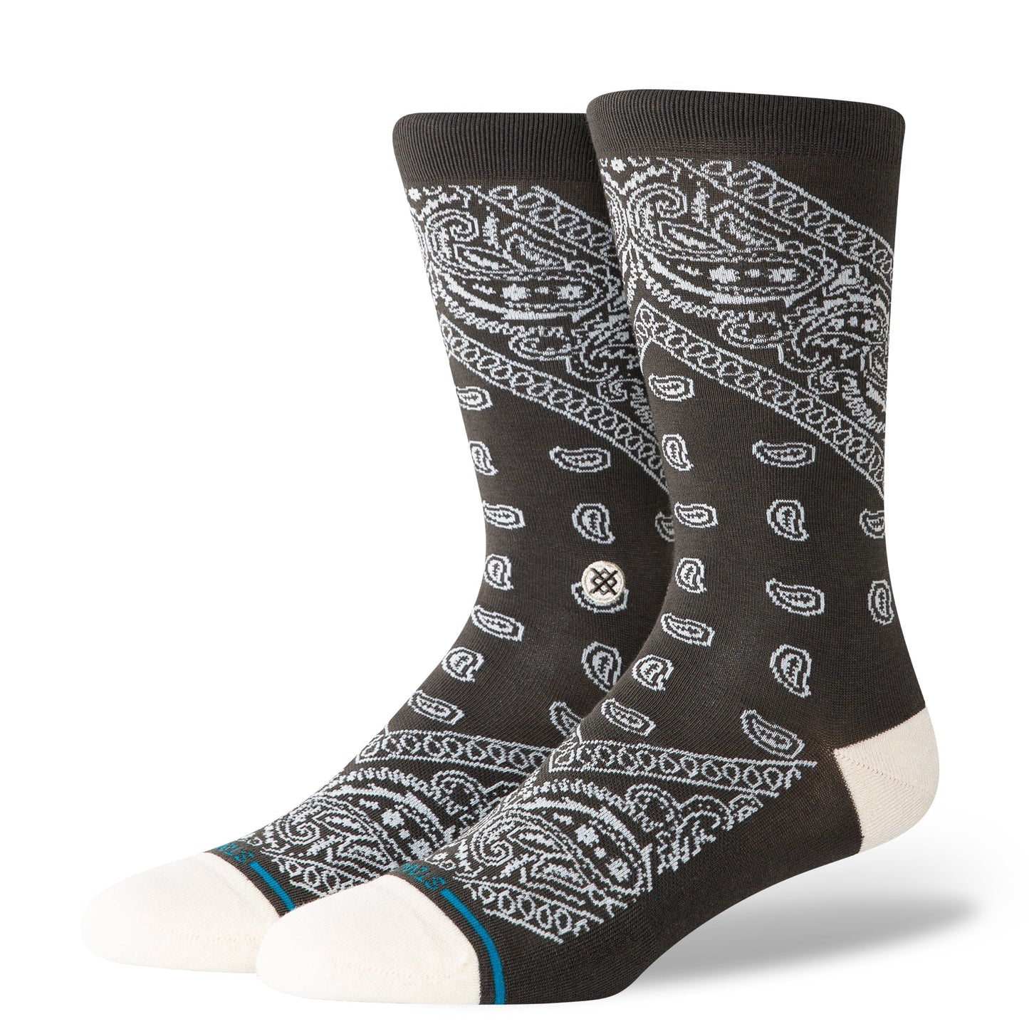 Stance Barrio Crew Sock Washed Black