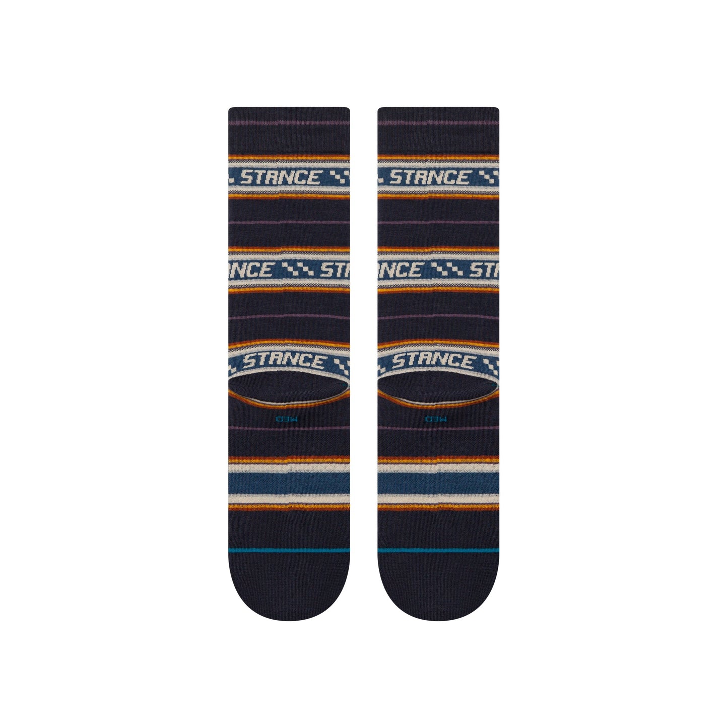 Stance Flowrider Crew Sock Navy 