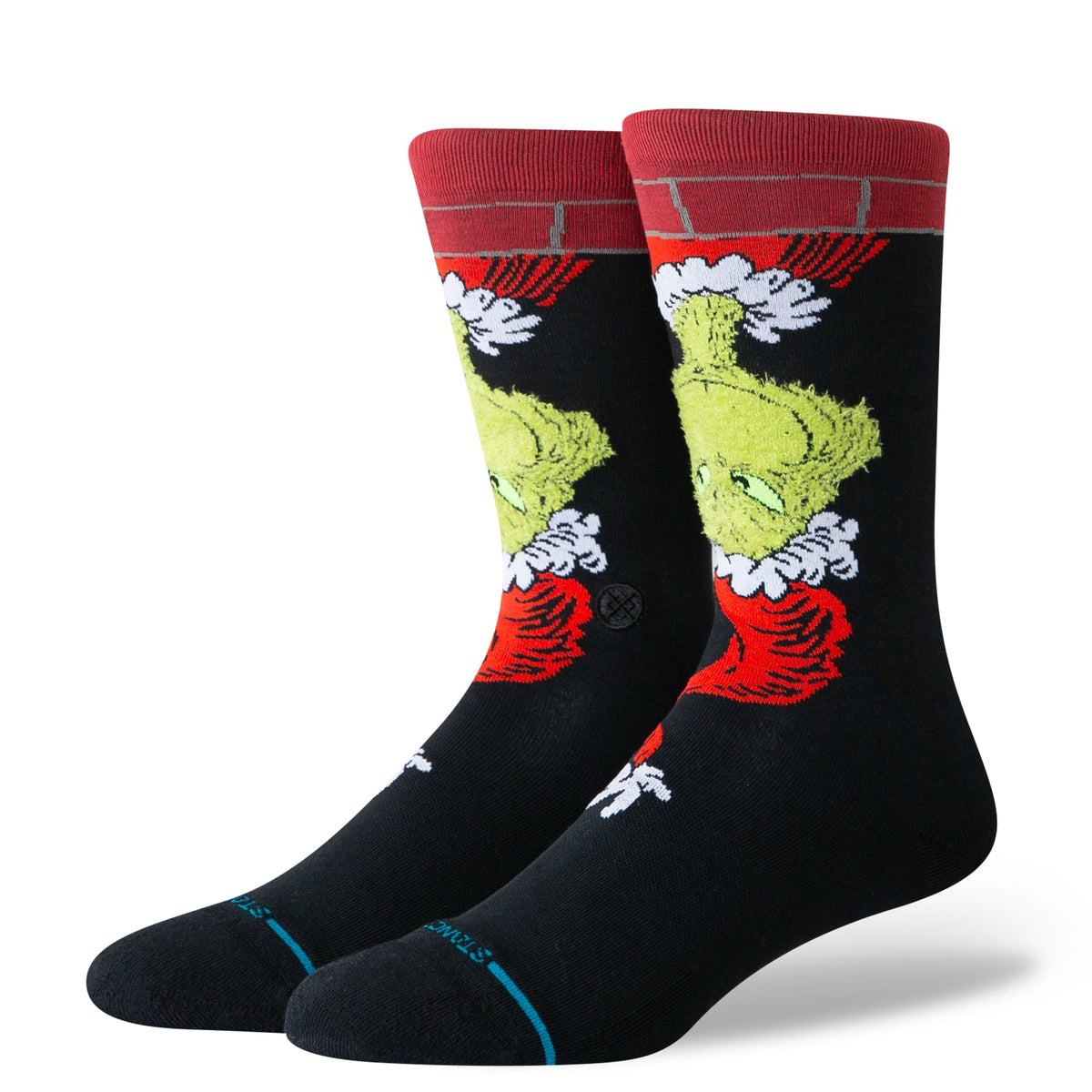 Stance | Down The Chimney Crew Sock Black