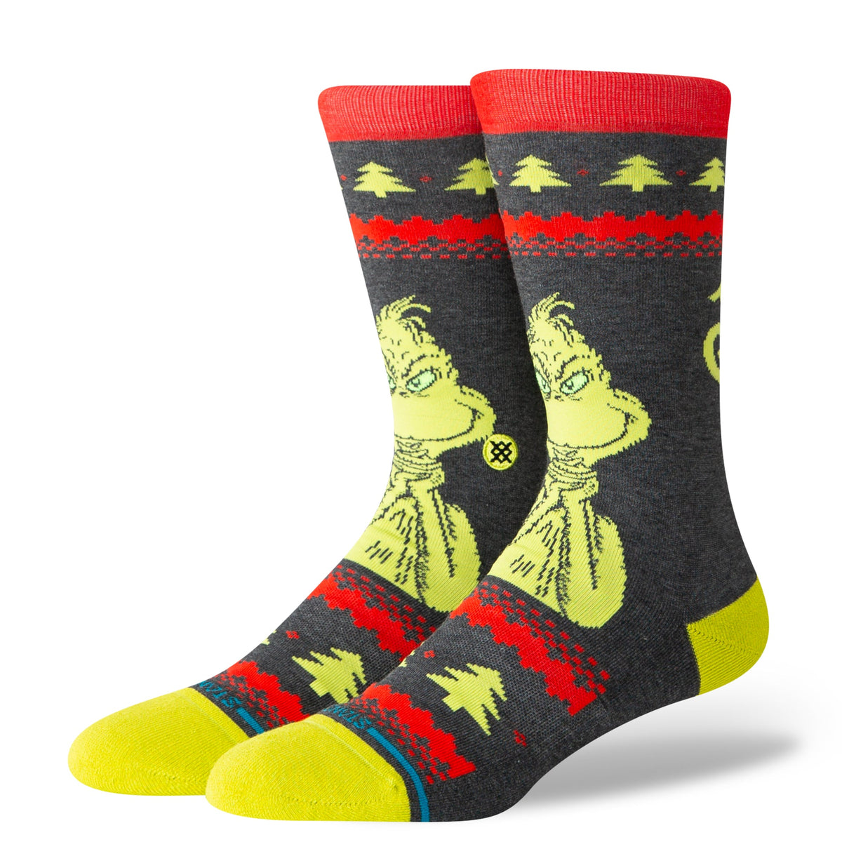 Stance | Grinch Sweater Crew Sock Black